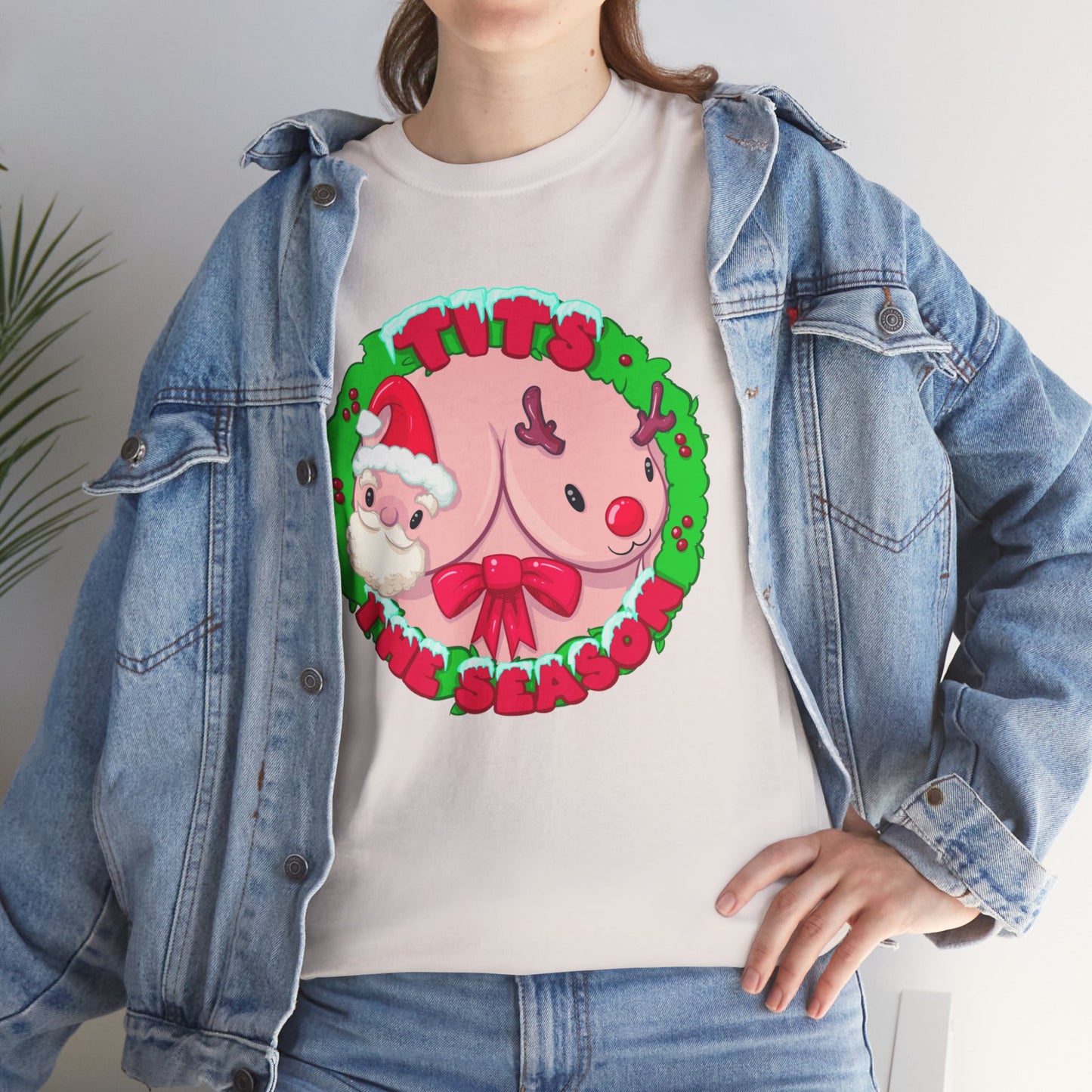 Tits The Season Unisex Heavy Cotton Tee