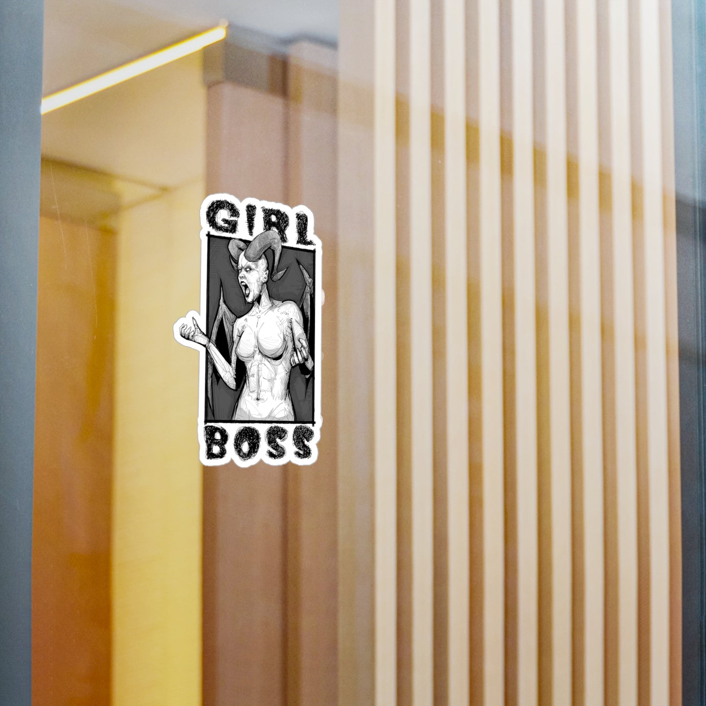 Girl Boss Kiss-Cut Vinyl Decal