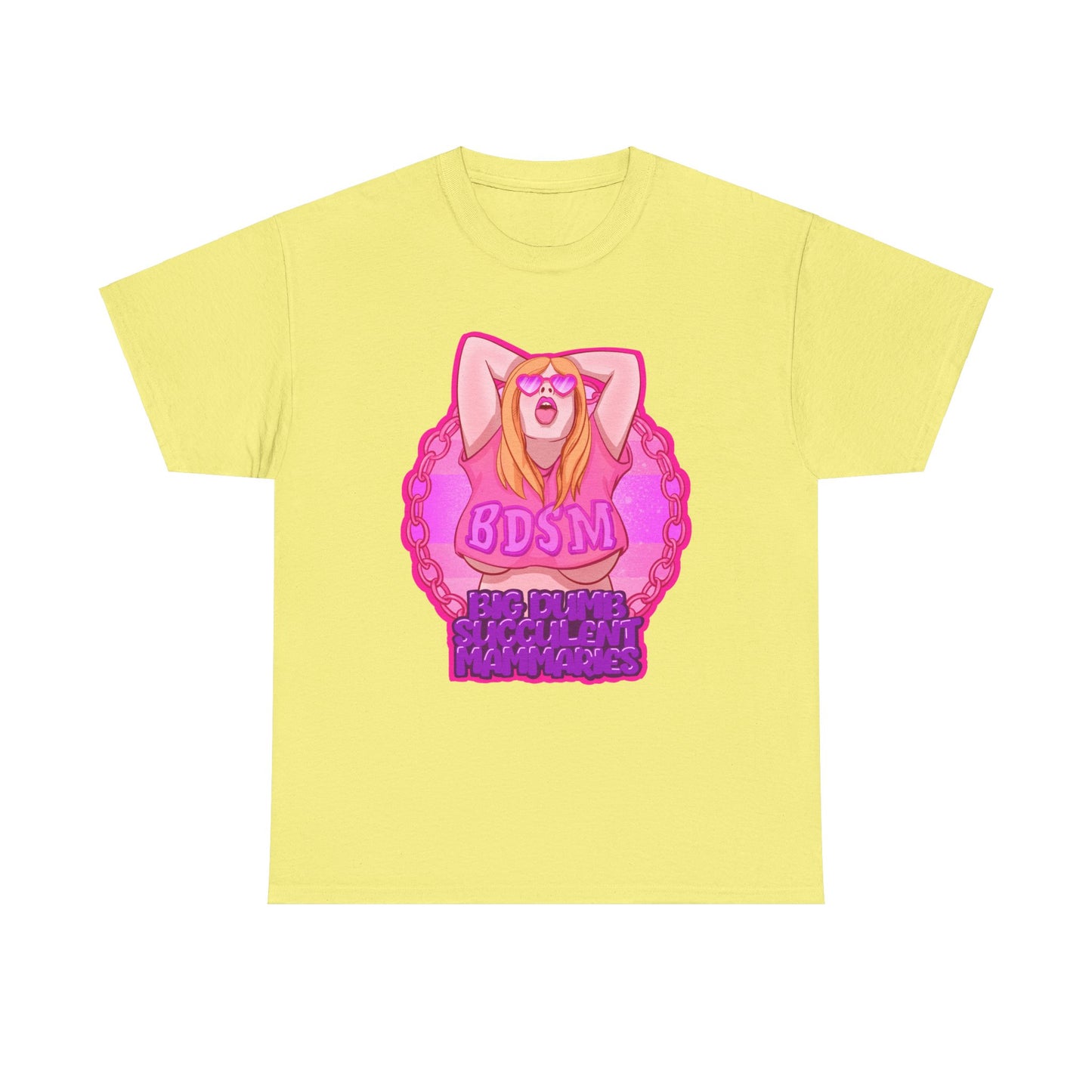 Big Dumb Succulent Mammaries Unisex Heavy Cotton Tee