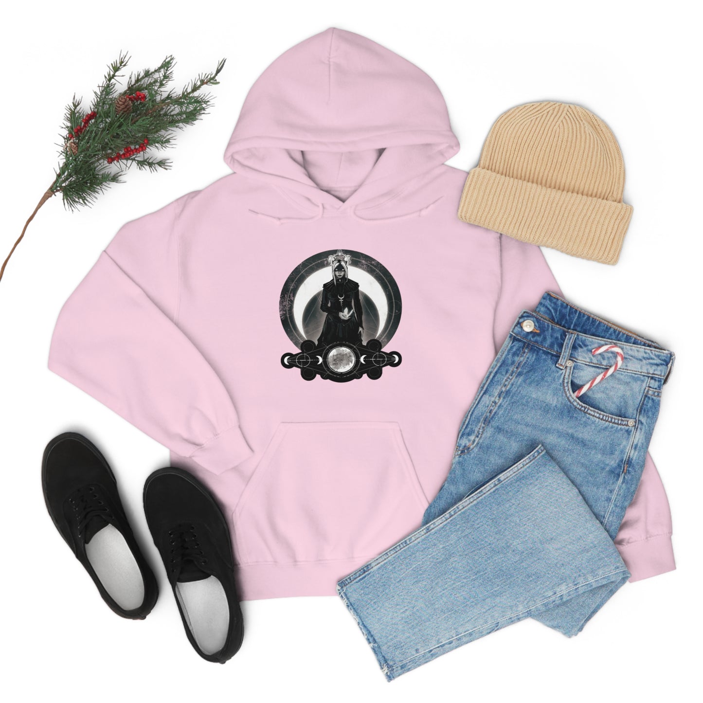 Moon Goddess Unisex Heavy Blend Hooded Sweatshirt