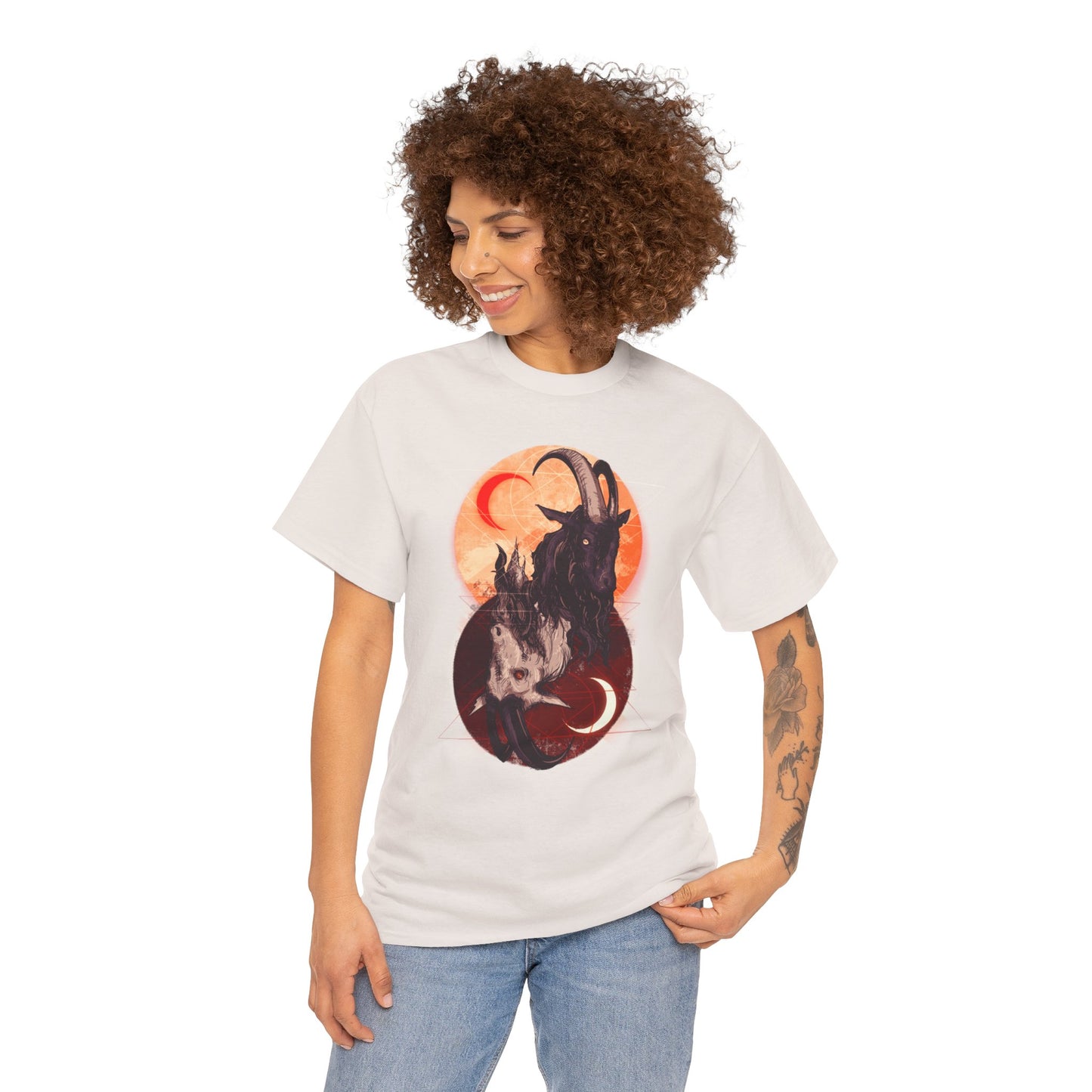 As Above So Below V Unisex Heavy Cotton Tee