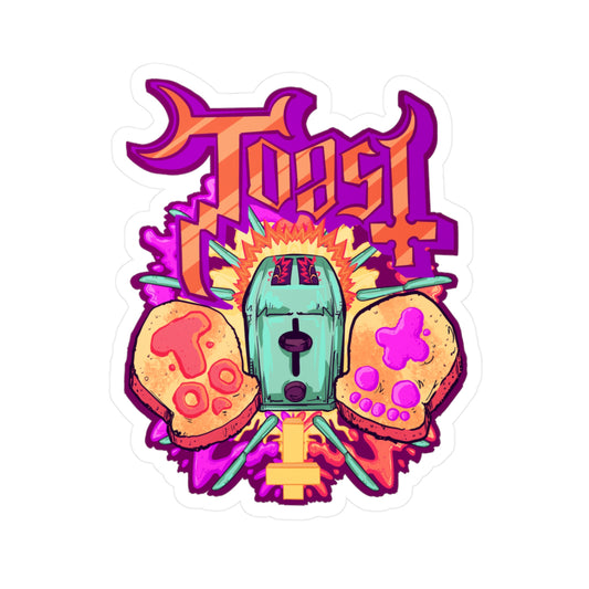 Toast Kiss-Cut Vinyl Decal