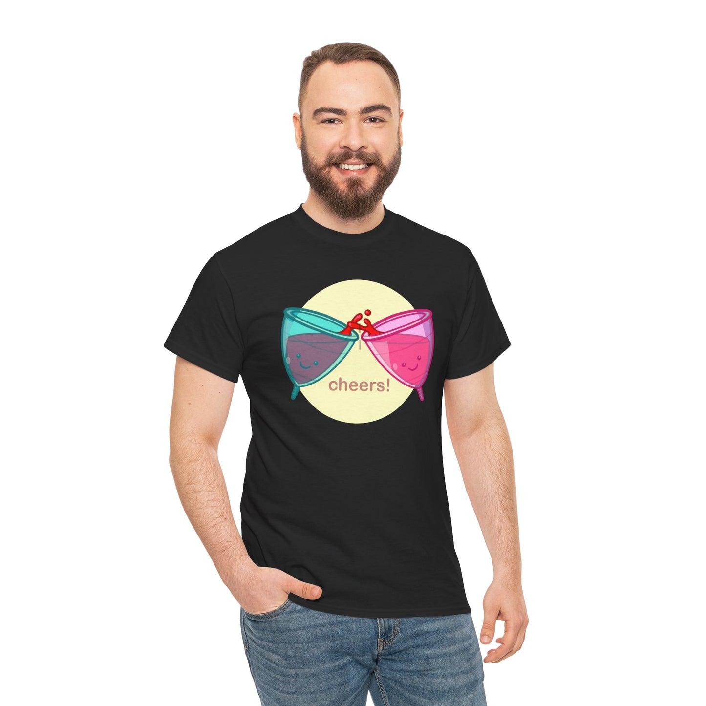Cheers Unisex Heavy Cotton Tee