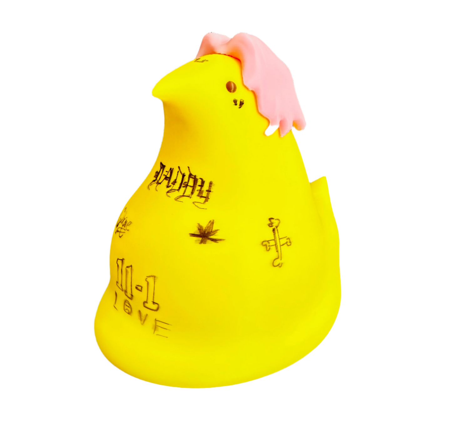 Chick Rapper 3D Printed Figure