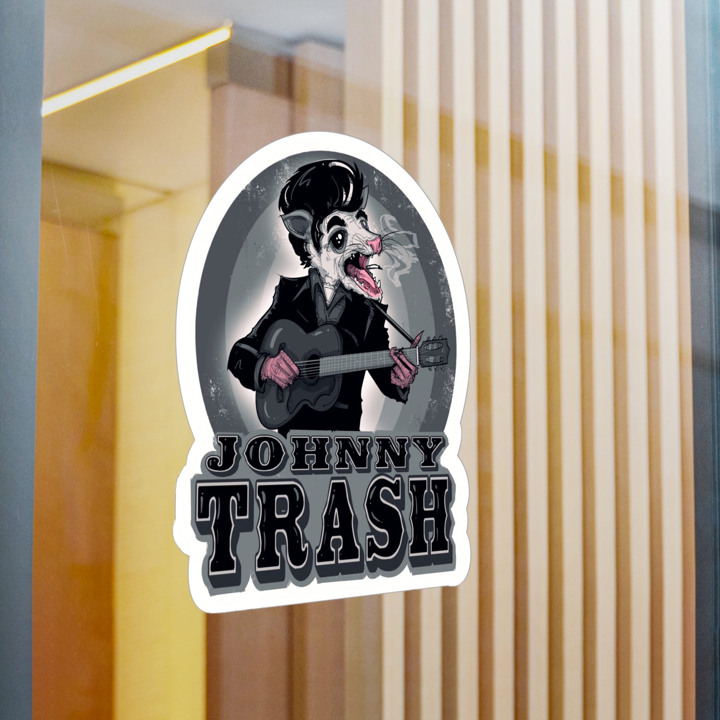 Johnny Trash Kiss-Cut Vinyl Decal