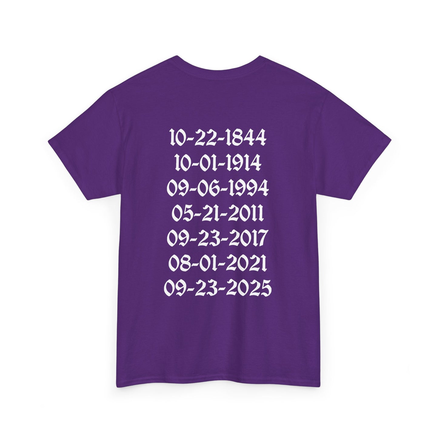 Rapture Survivor (Front & Back Print) Unisex Heavy Cotton Tee