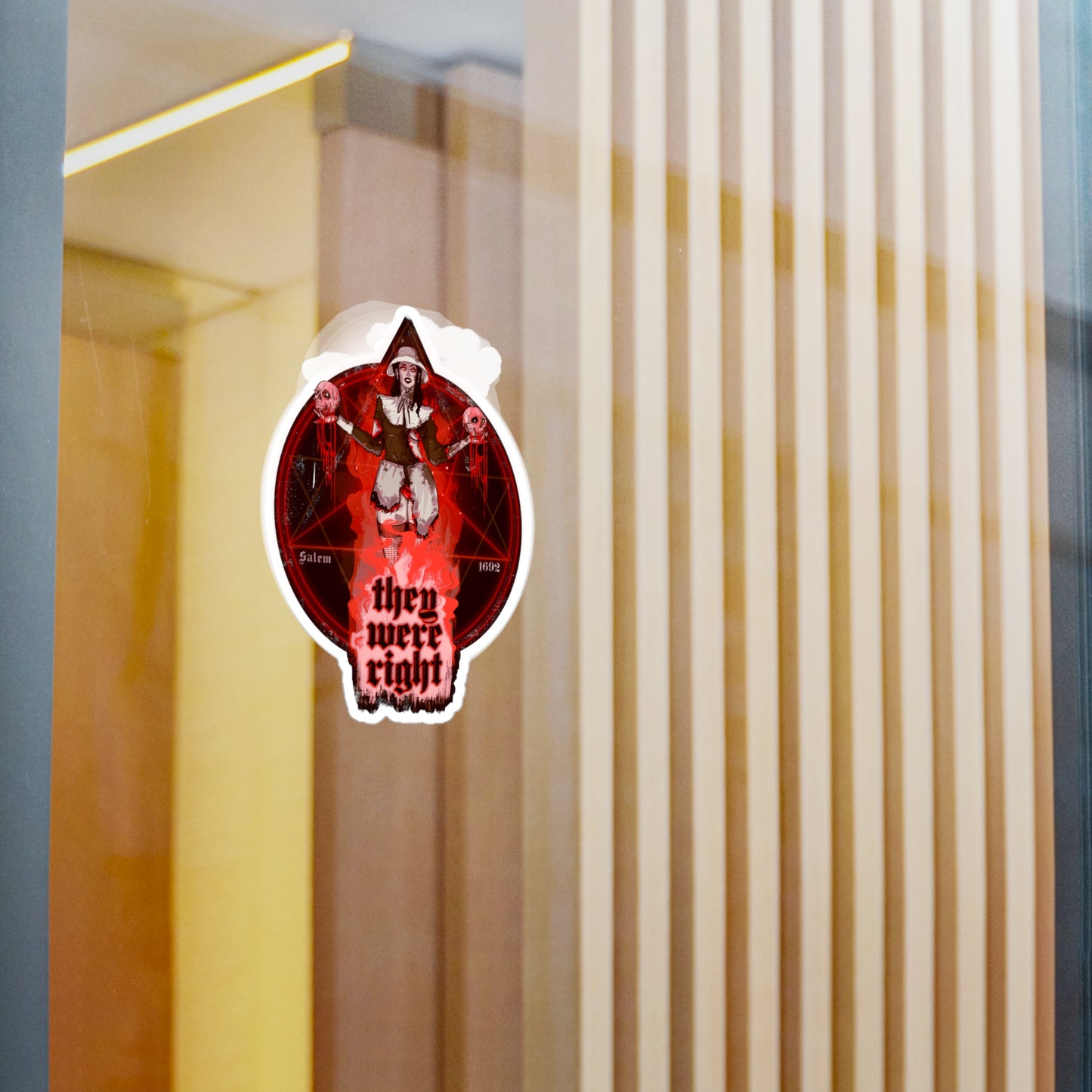 They Were Right Kiss-Cut Vinyl Decal