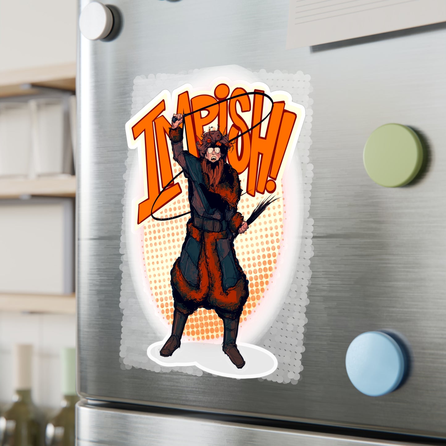 Impish Kiss-Cut Vinyl Decal