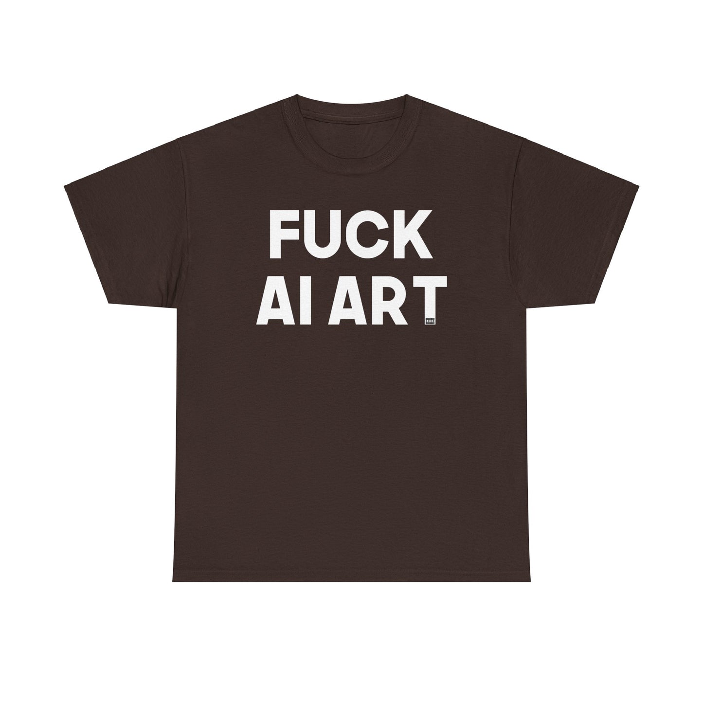 Fuck AI Art Unisex Heavy Cotton Tee