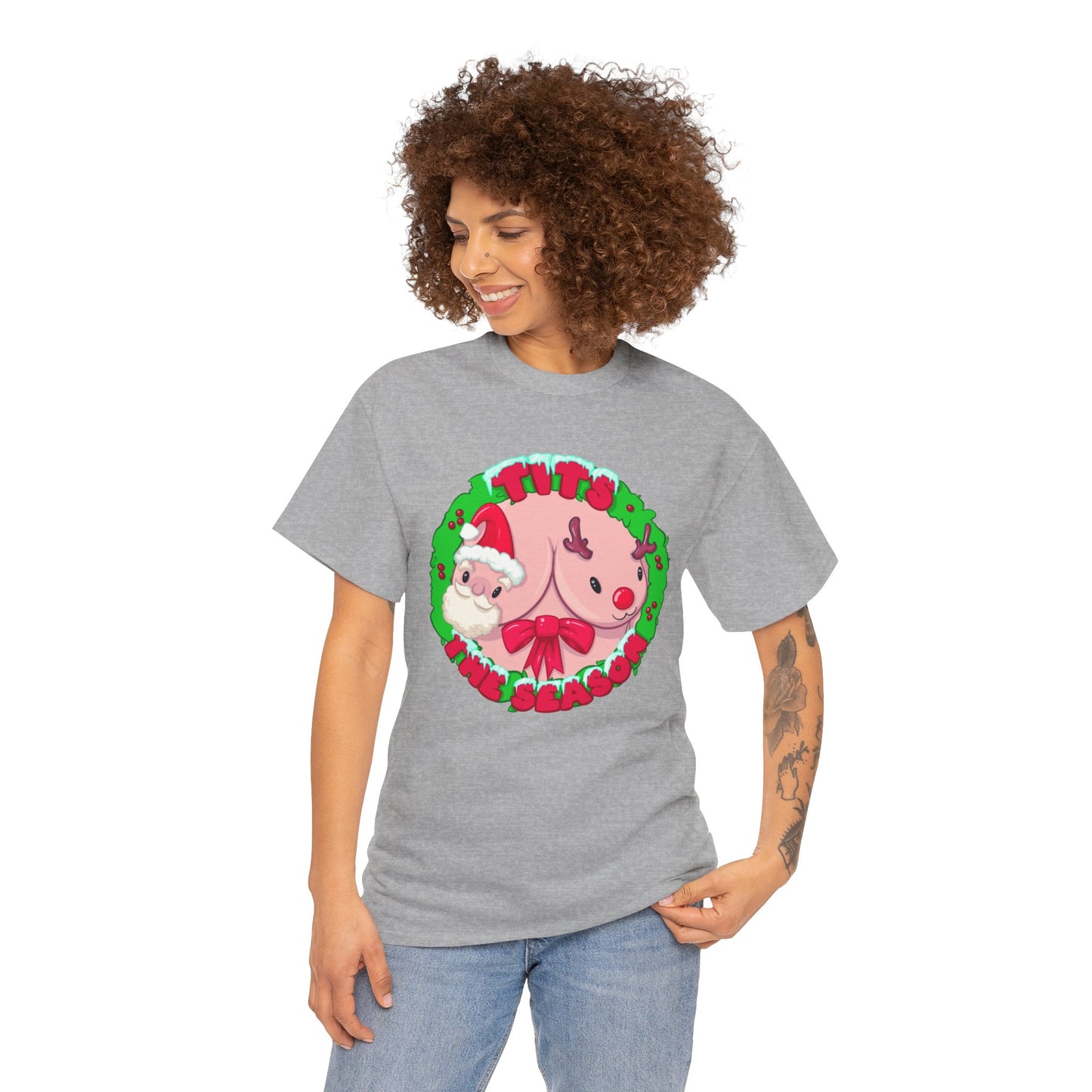 Tits The Season Unisex Heavy Cotton Tee