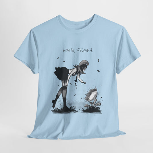 Hello Friend Unisex Heavy Cotton Tee
