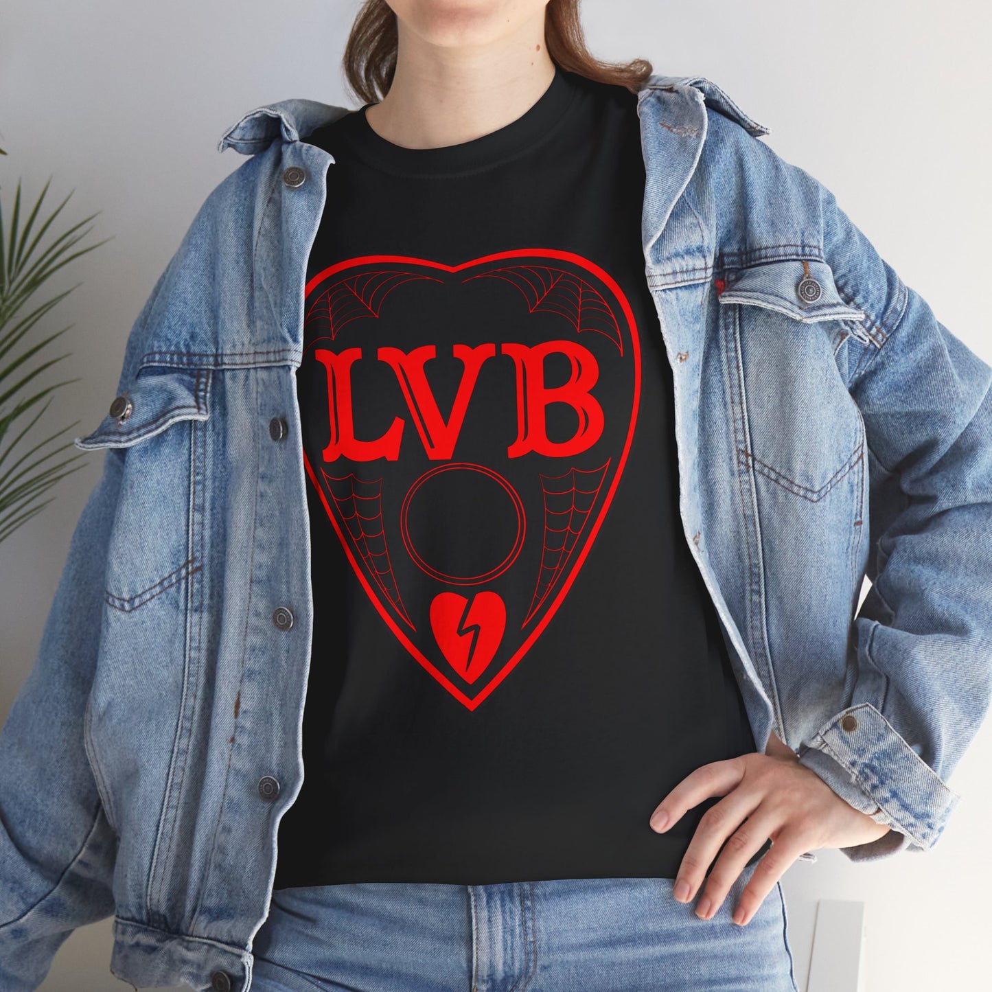 LVB Art Red Planchette Unisex Heavy Cotton Tee