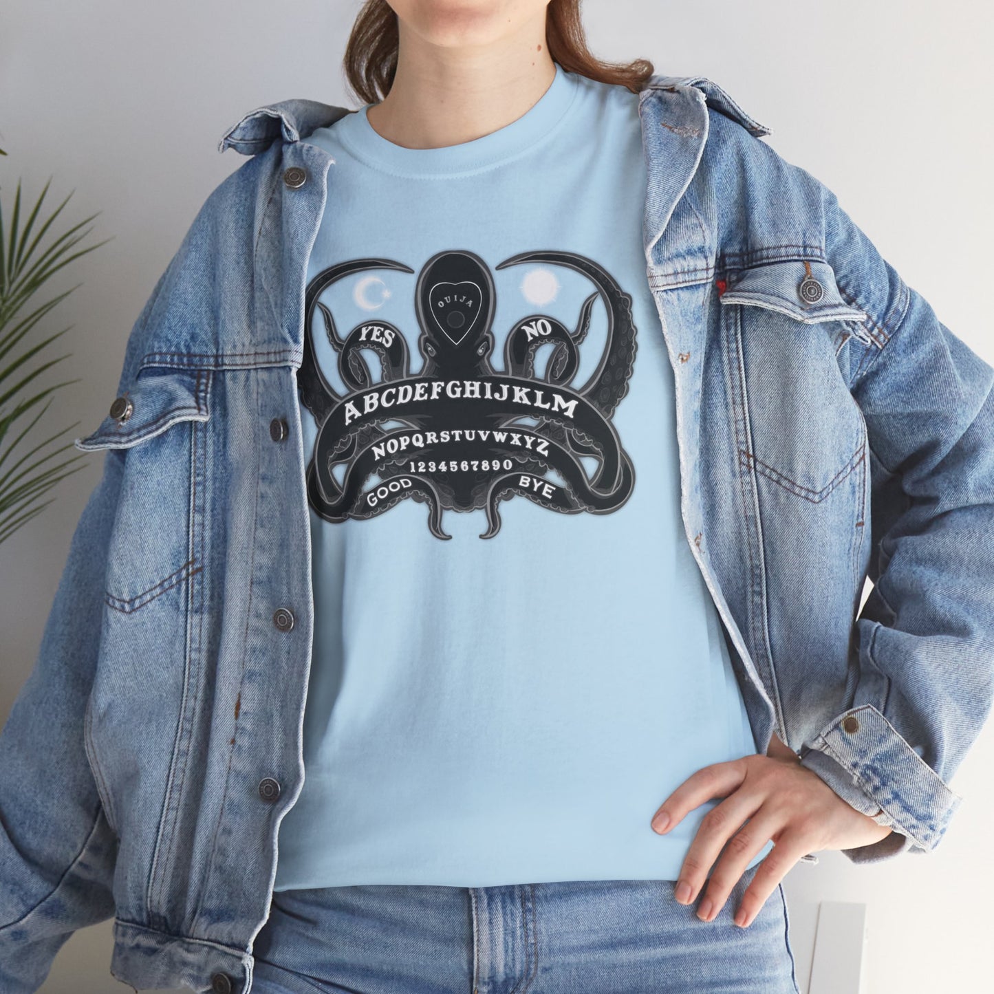 OuijiaPus Unisex Heavy Cotton Tee