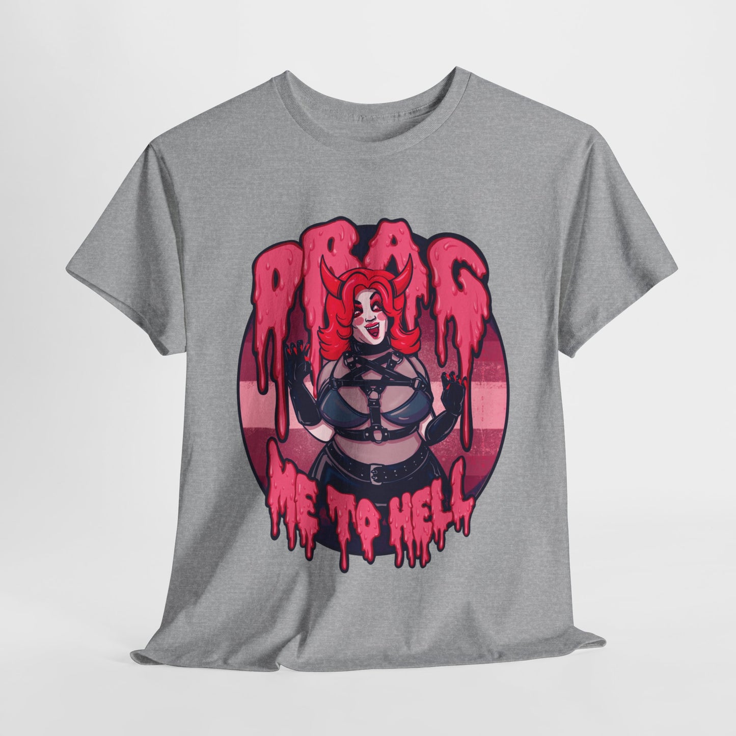 Drag Me To Hell Unisex Heavy Cotton Tee