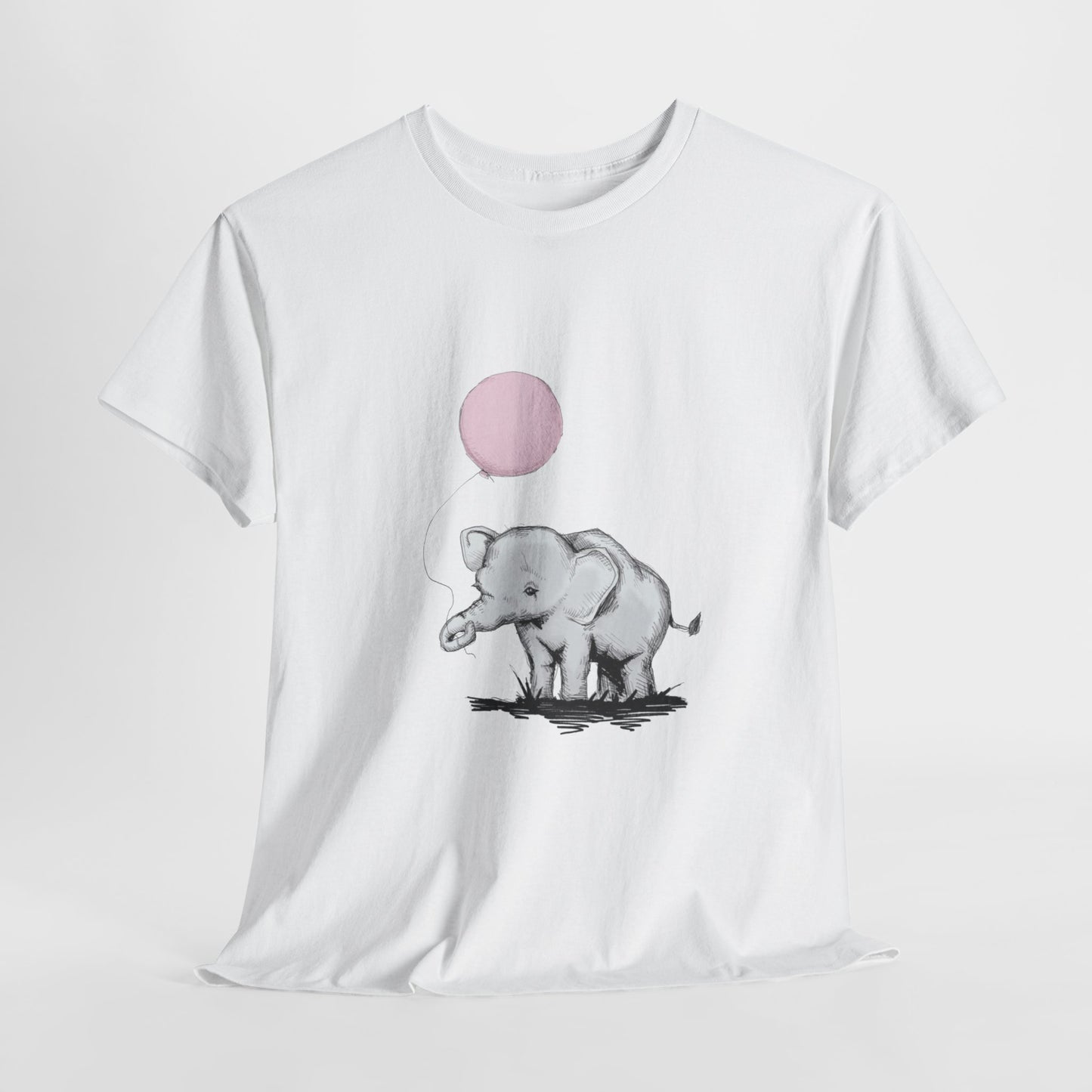 Baby Elephant Unisex Heavy Cotton Tee