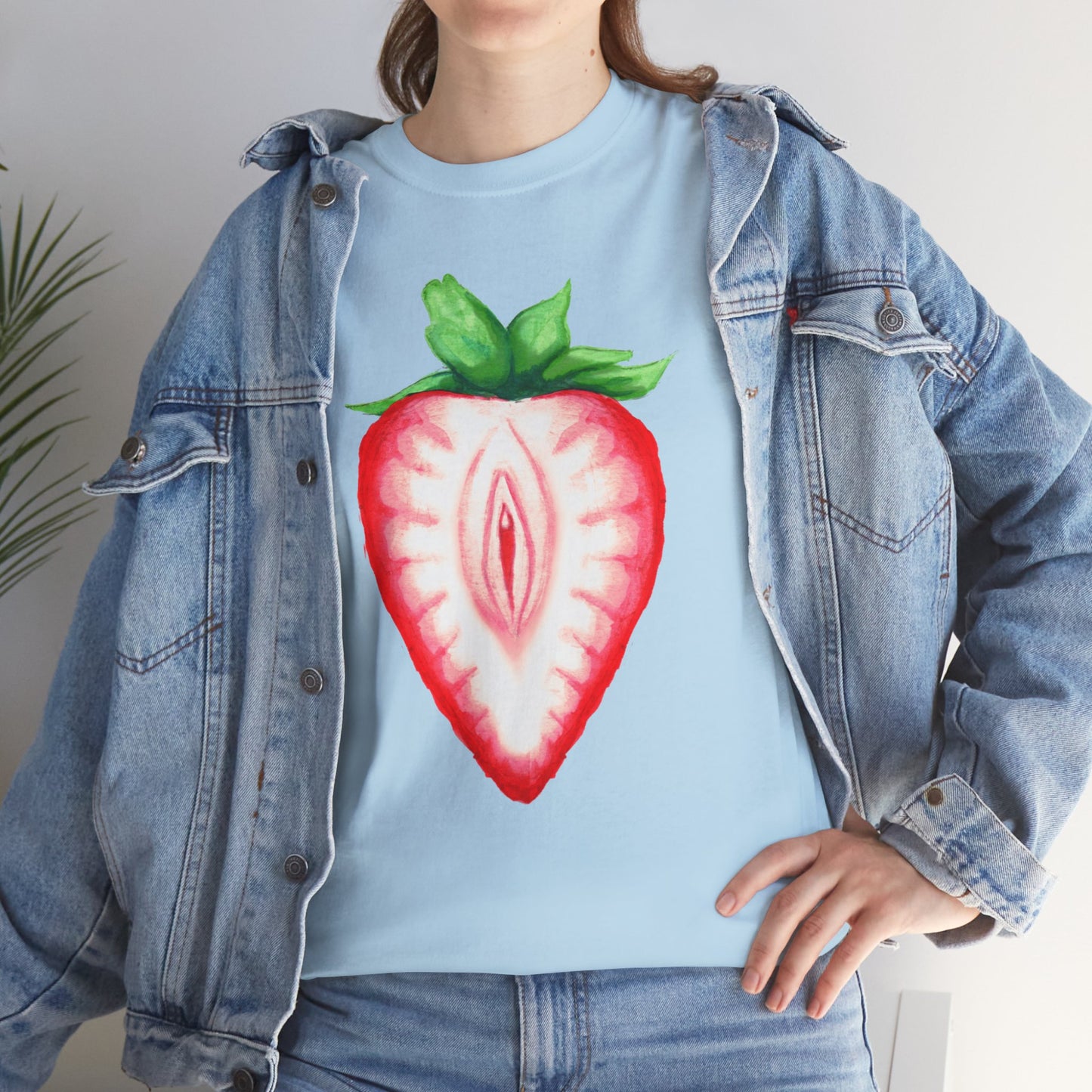 Juicy Strawberry Unisex Heavy Cotton Tee