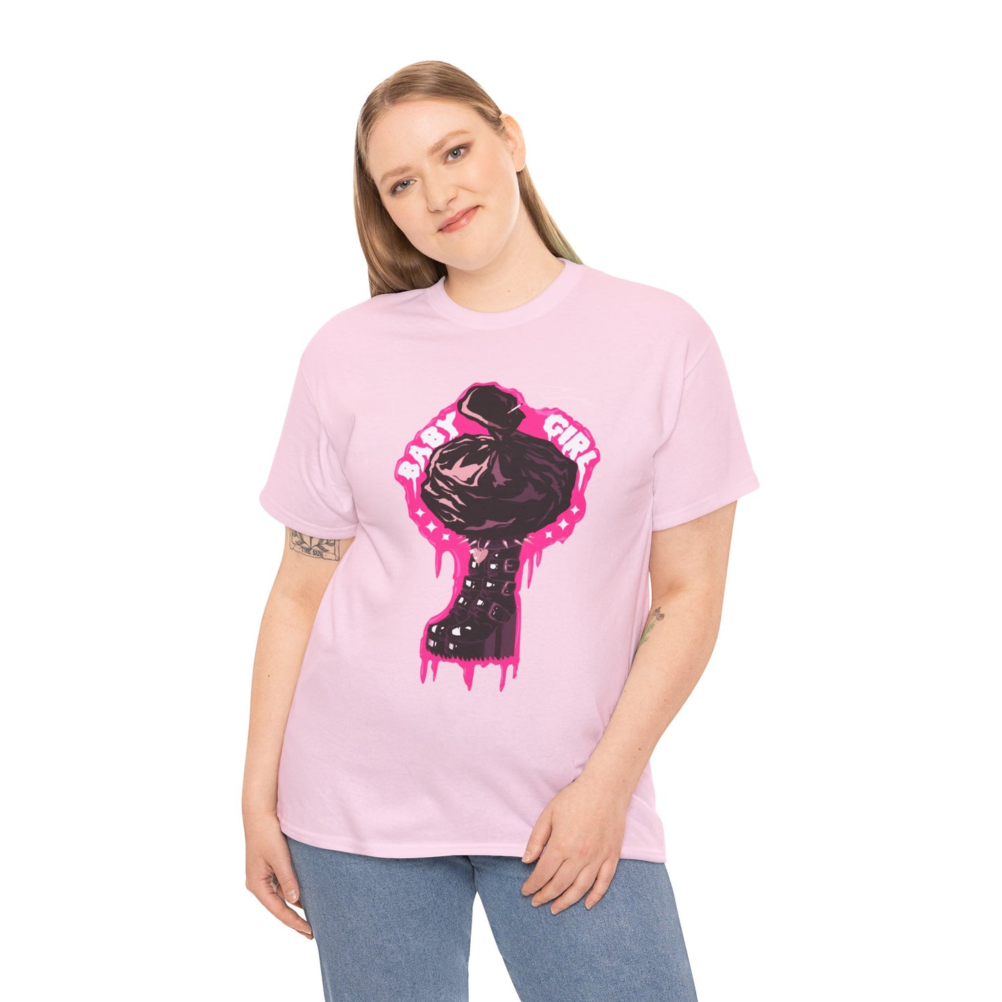 Trash Baby Girl Unisex Heavy Cotton Tee
