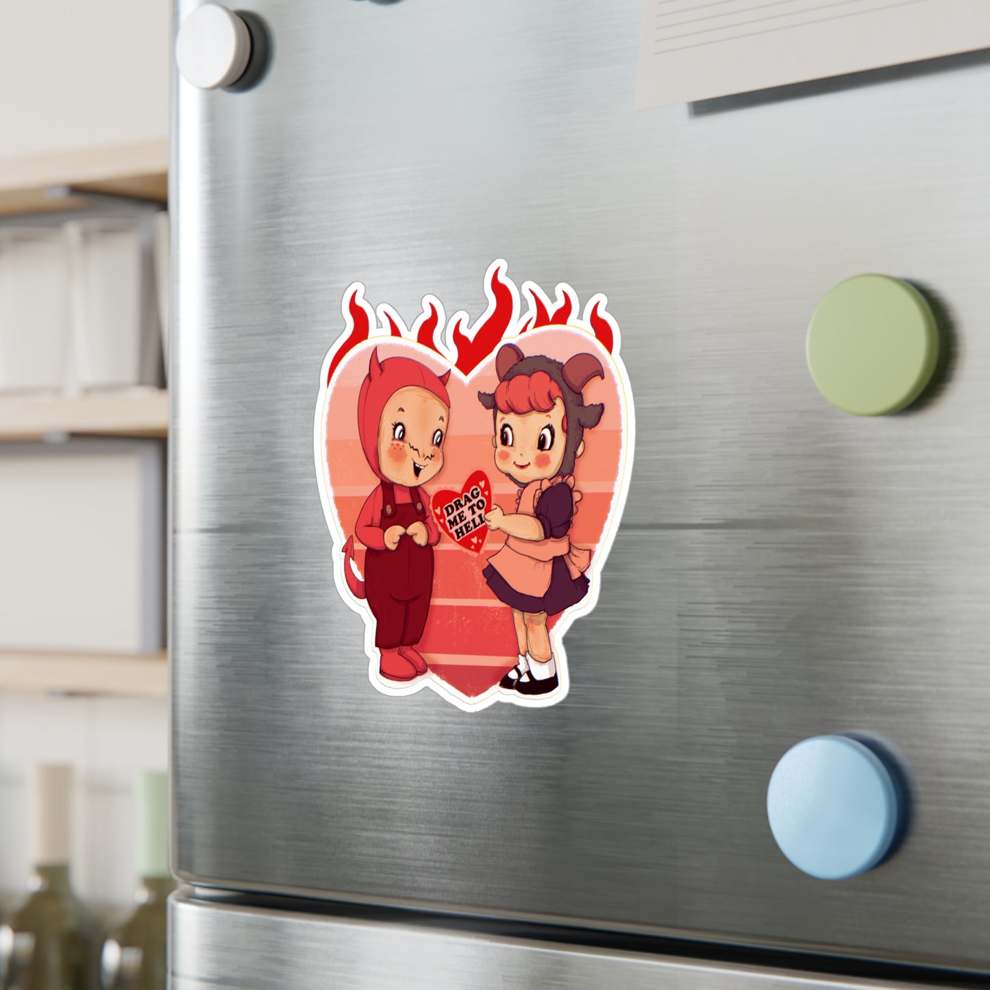 Love Is Hell Kiss-Cut Vinyl Decal