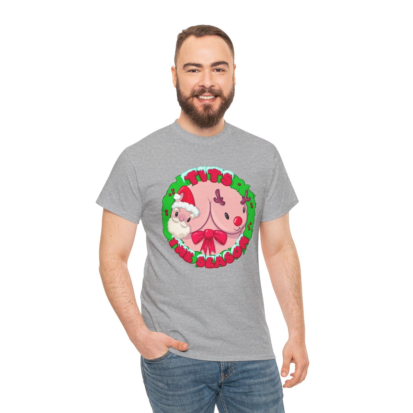 Tits The Season Unisex Heavy Cotton Tee