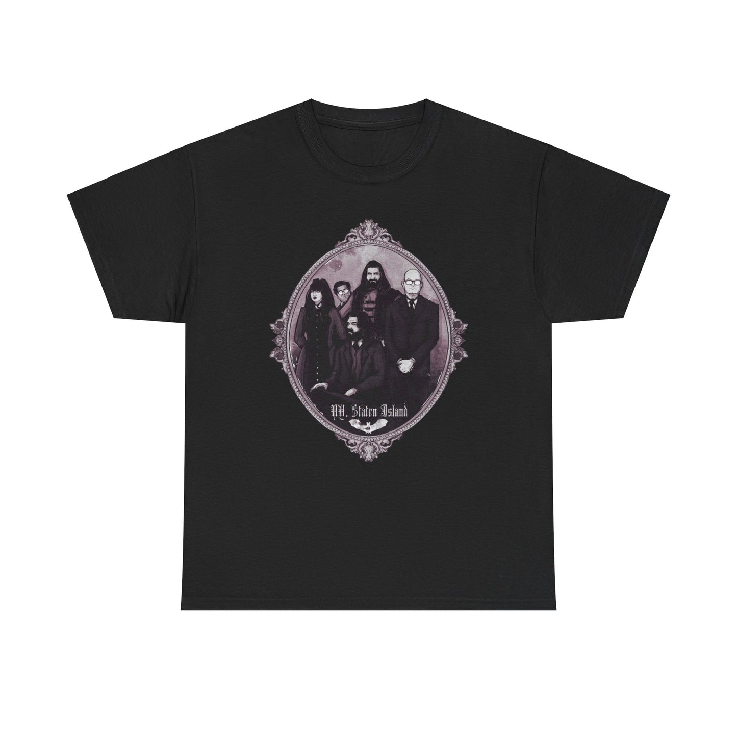 Vampire Family Portrait Unisex Heavy Cotton Tee