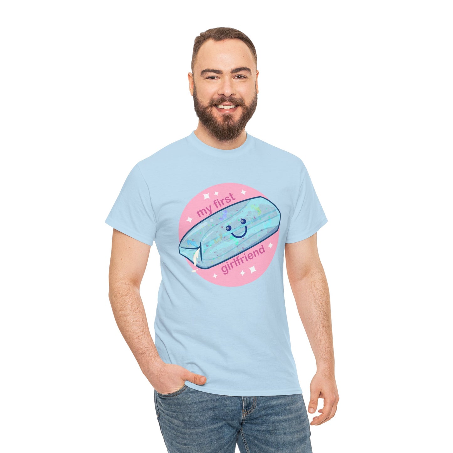 My First Girlfriend Unisex Heavy Cotton Tee