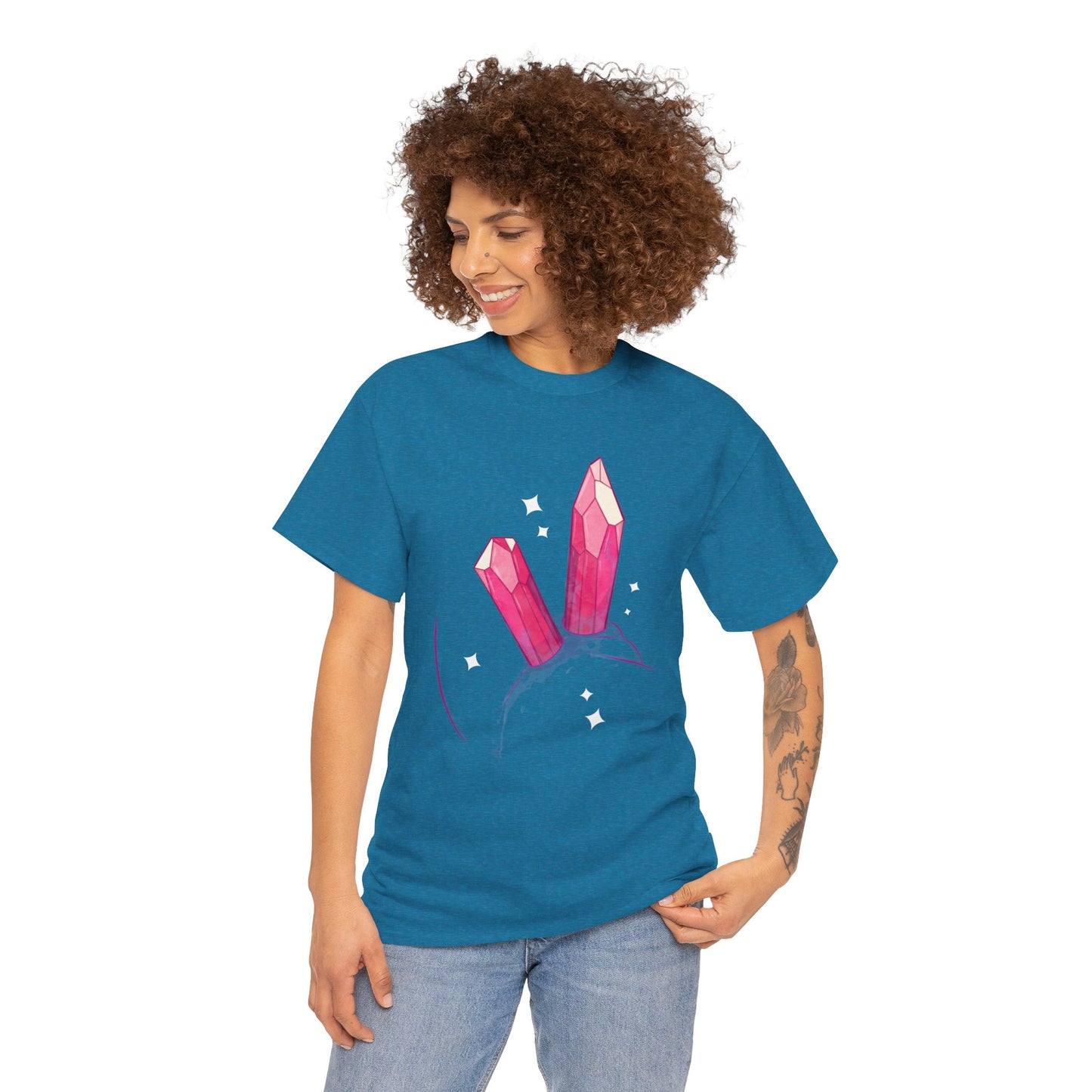 Double Meditation Unisex Heavy Cotton Tee