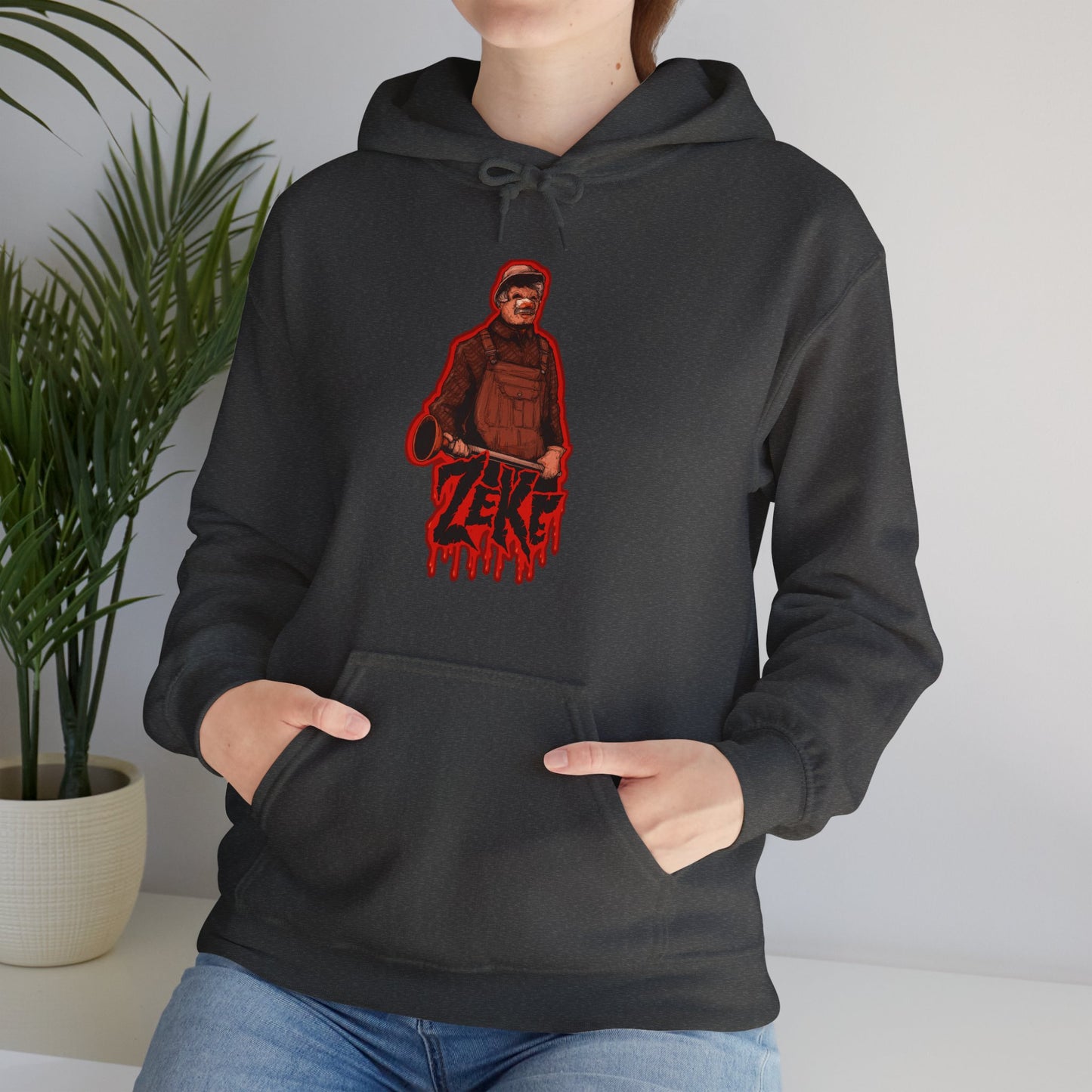 Zeke The Plumber Unisex Heavy Blend Hooded Sweatshirt