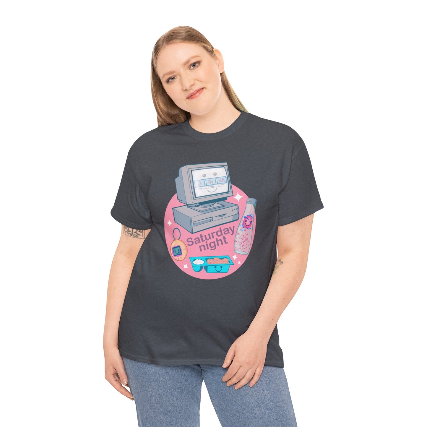 Saturday Night Unisex Heavy Cotton Tee