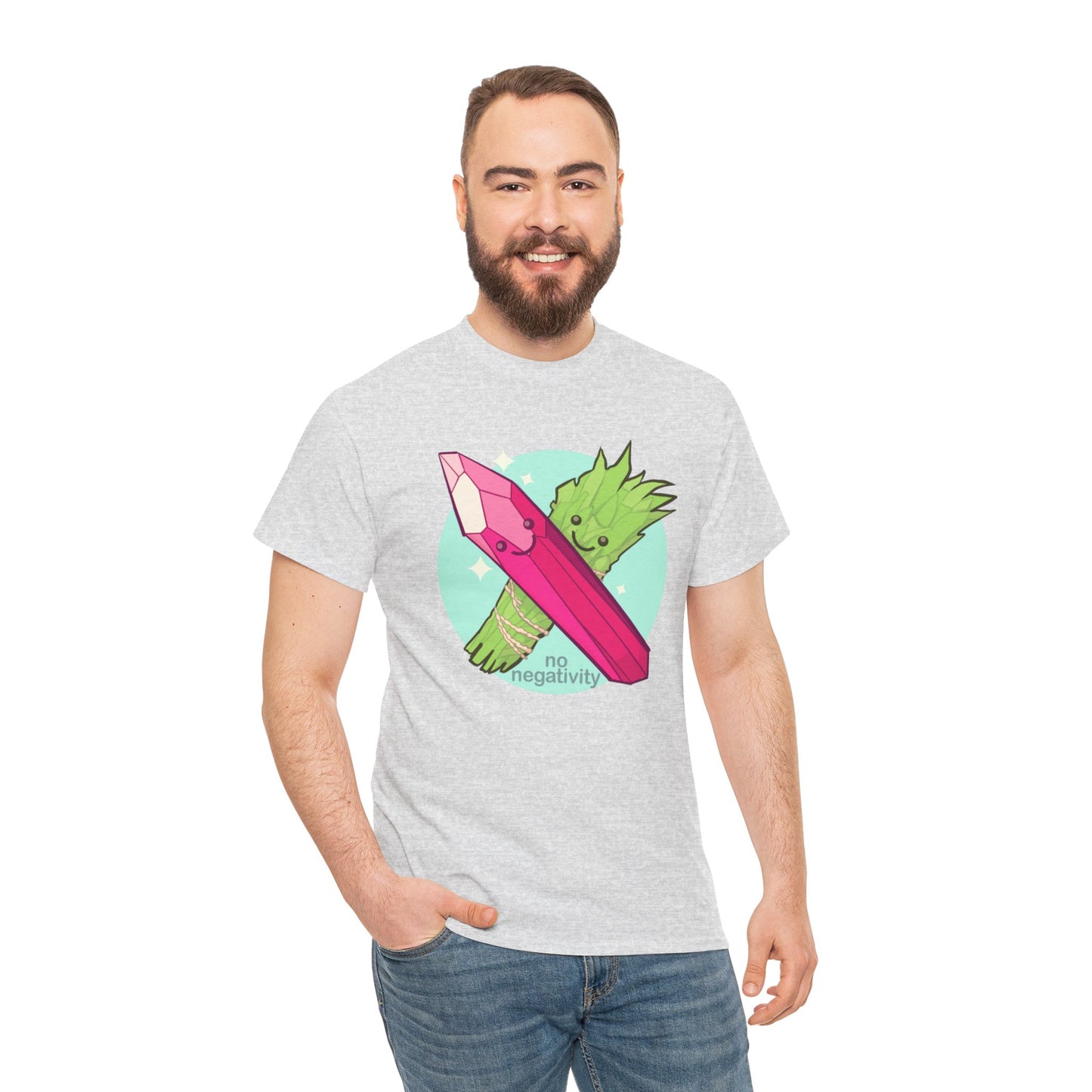 No Negativity Unisex Heavy Cotton Tee