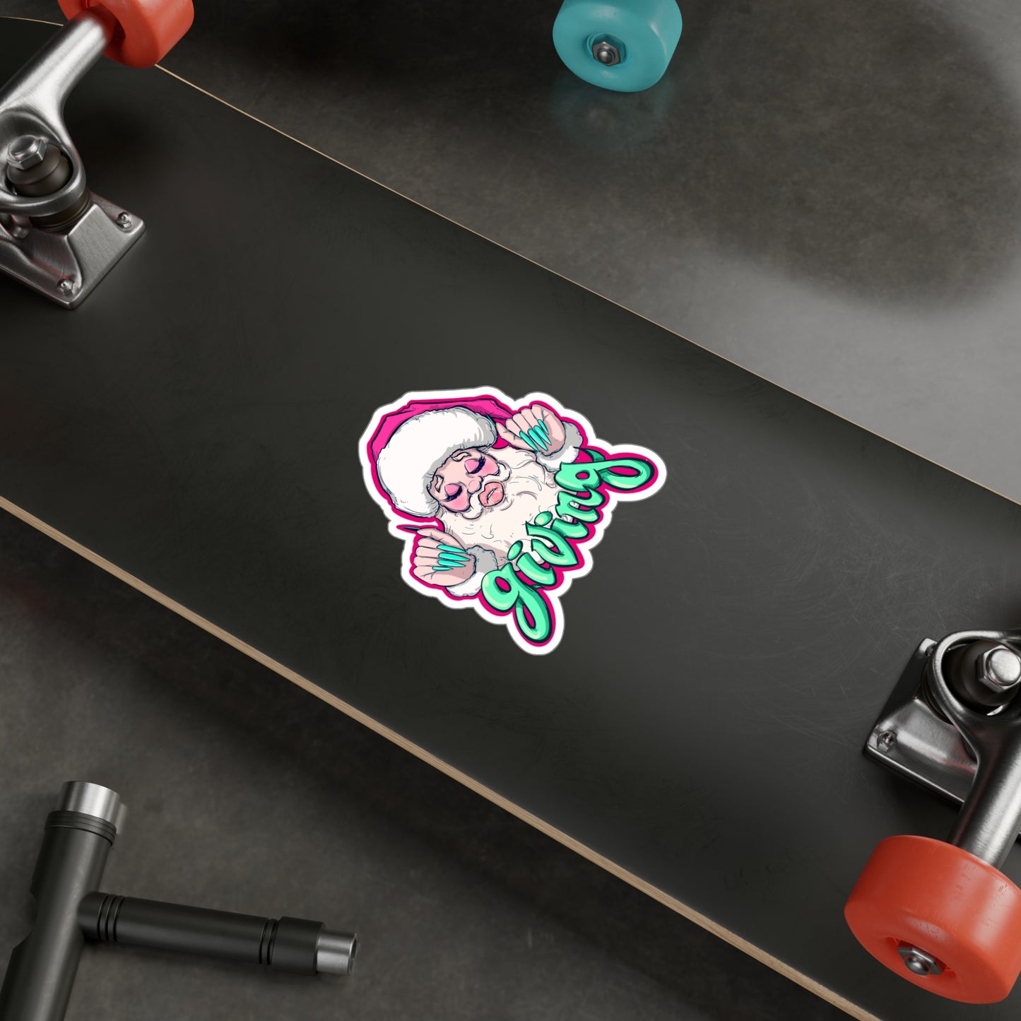 It's Giving Kiss-Cut Vinyl Decal