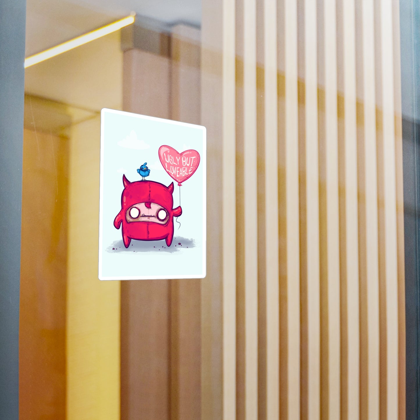 Ugly Boy Kiss-Cut Vinyl Decal