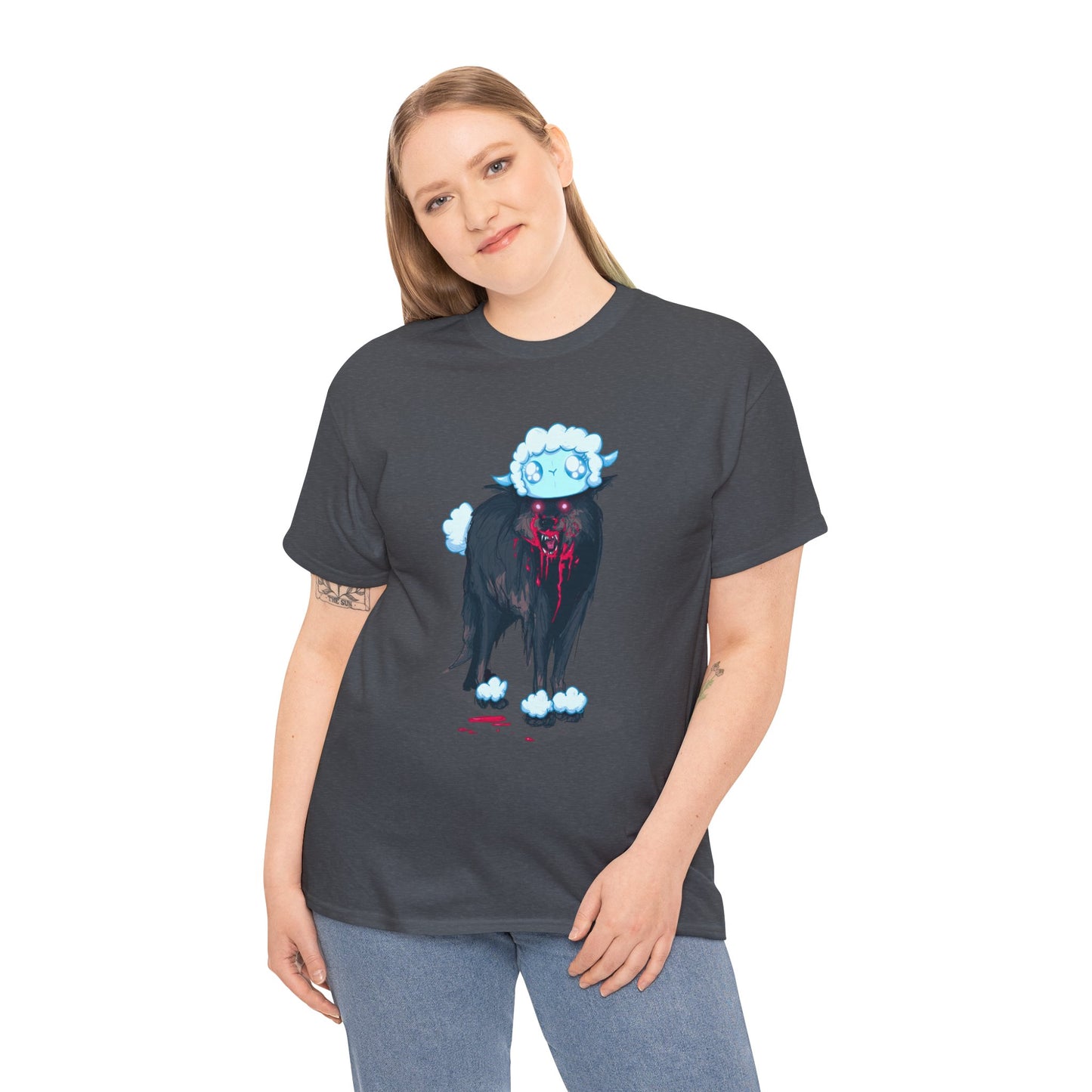 Wolf In Sheep's Clothing Unisex Heavy Cotton Tee