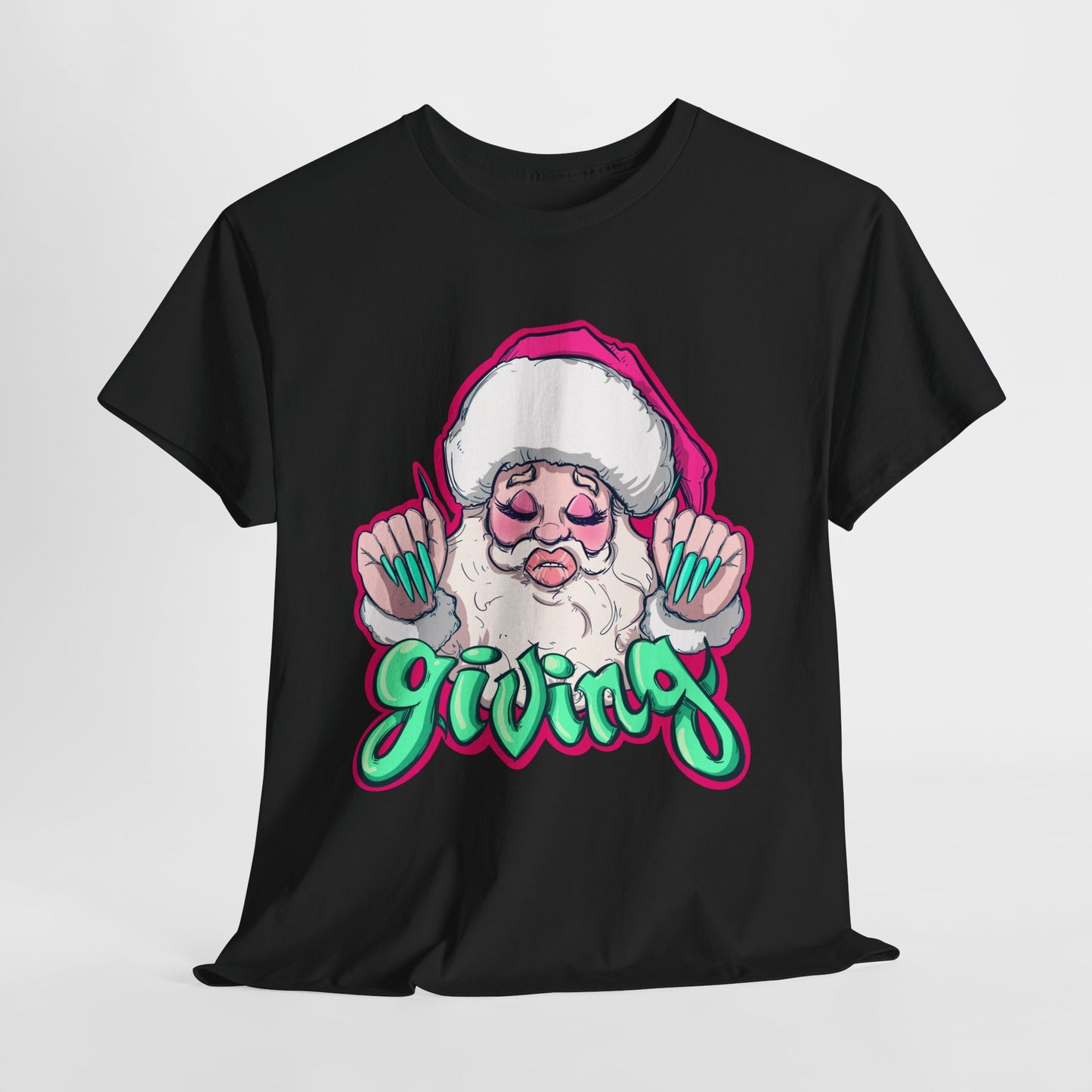 He Is Giving Unisex Heavy Cotton Tee