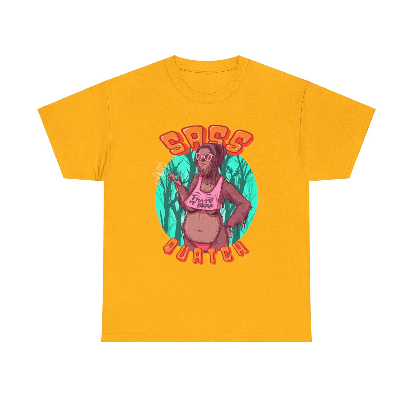 Sass Quatch Unisex Heavy Cotton Tee