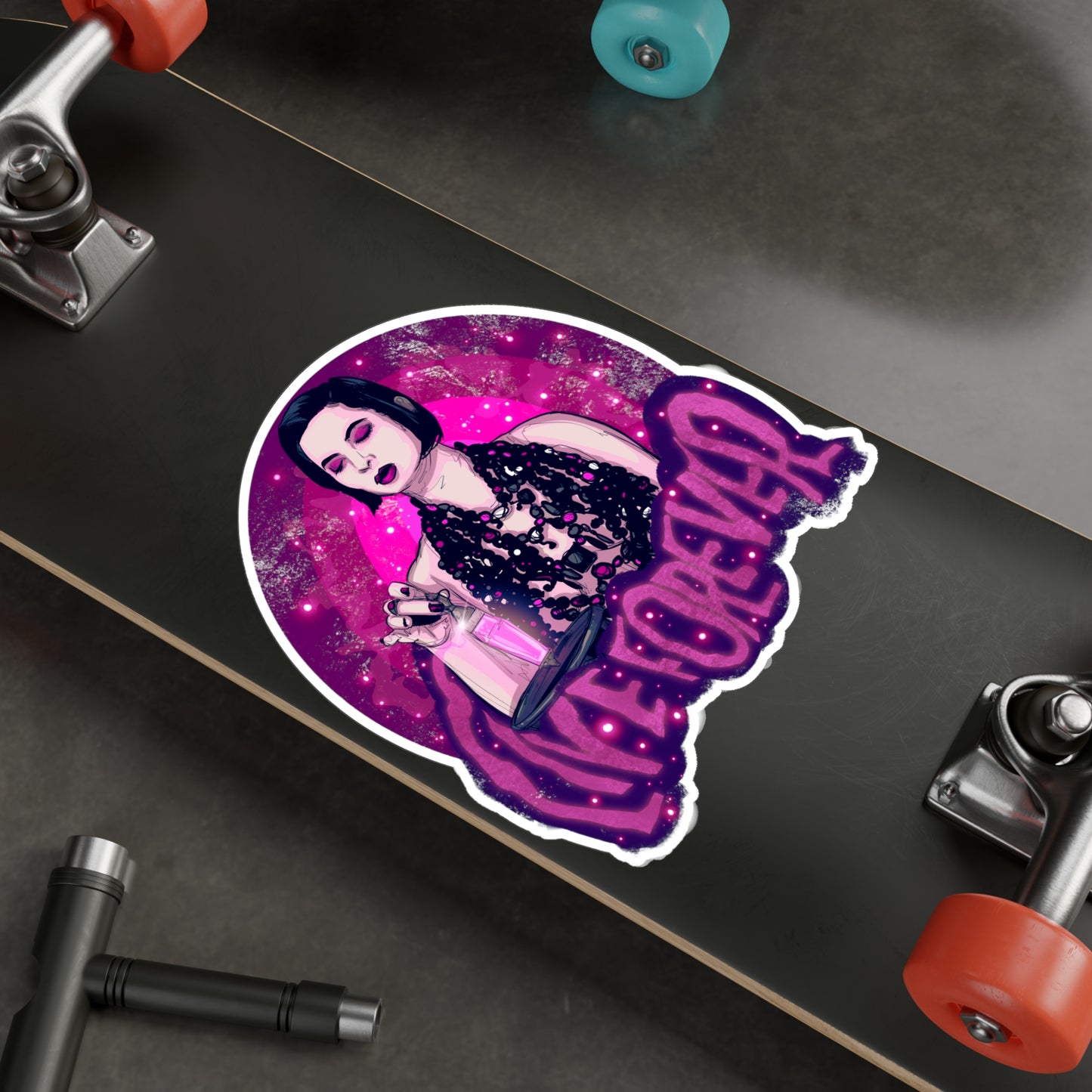 Live Forever II Kiss-Cut Vinyl Decal