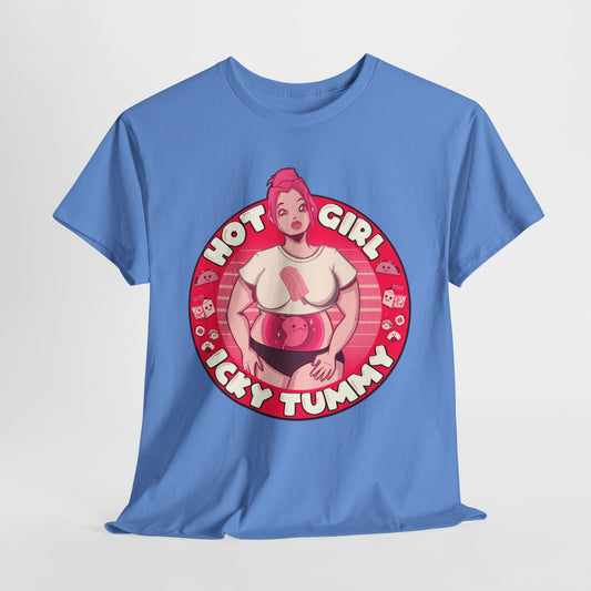 Hot Girl Icky Tummy Unisex Heavy Cotton Tee