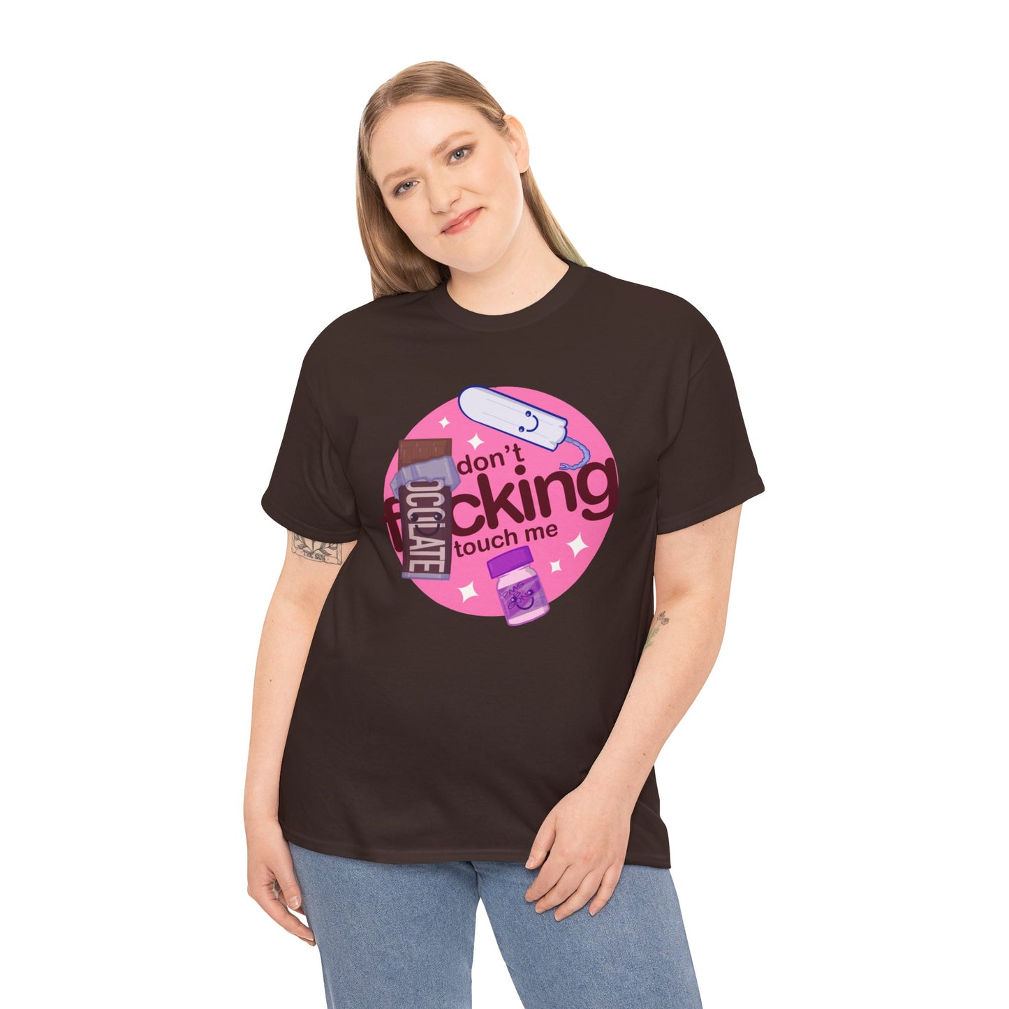 Don't Touch Me Unisex Heavy Cotton Tee