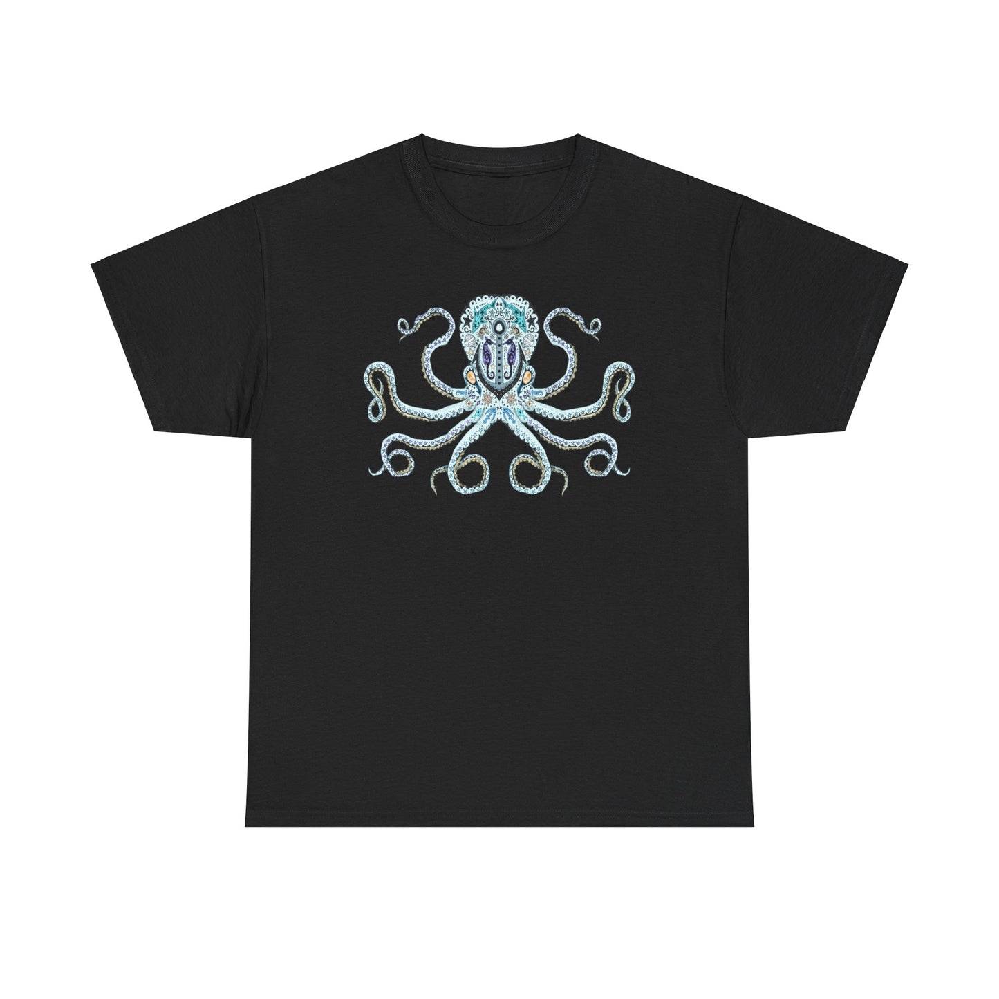 Octopus Sugar Skull Unisex Heavy Cotton Tee
