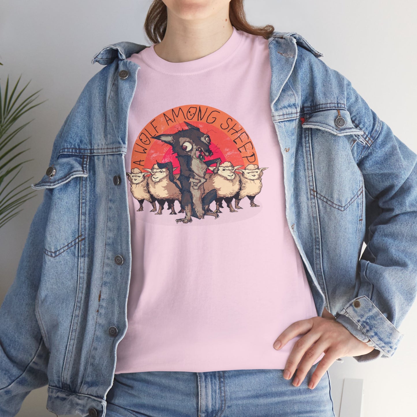 A Wolf Among Sheep Unisex Heavy Cotton Tee