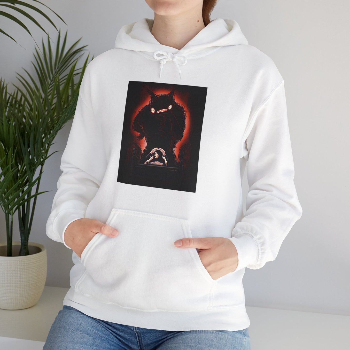 Sleep Paralysis Demon Unisex Heavy Blend Hooded Sweatshirt