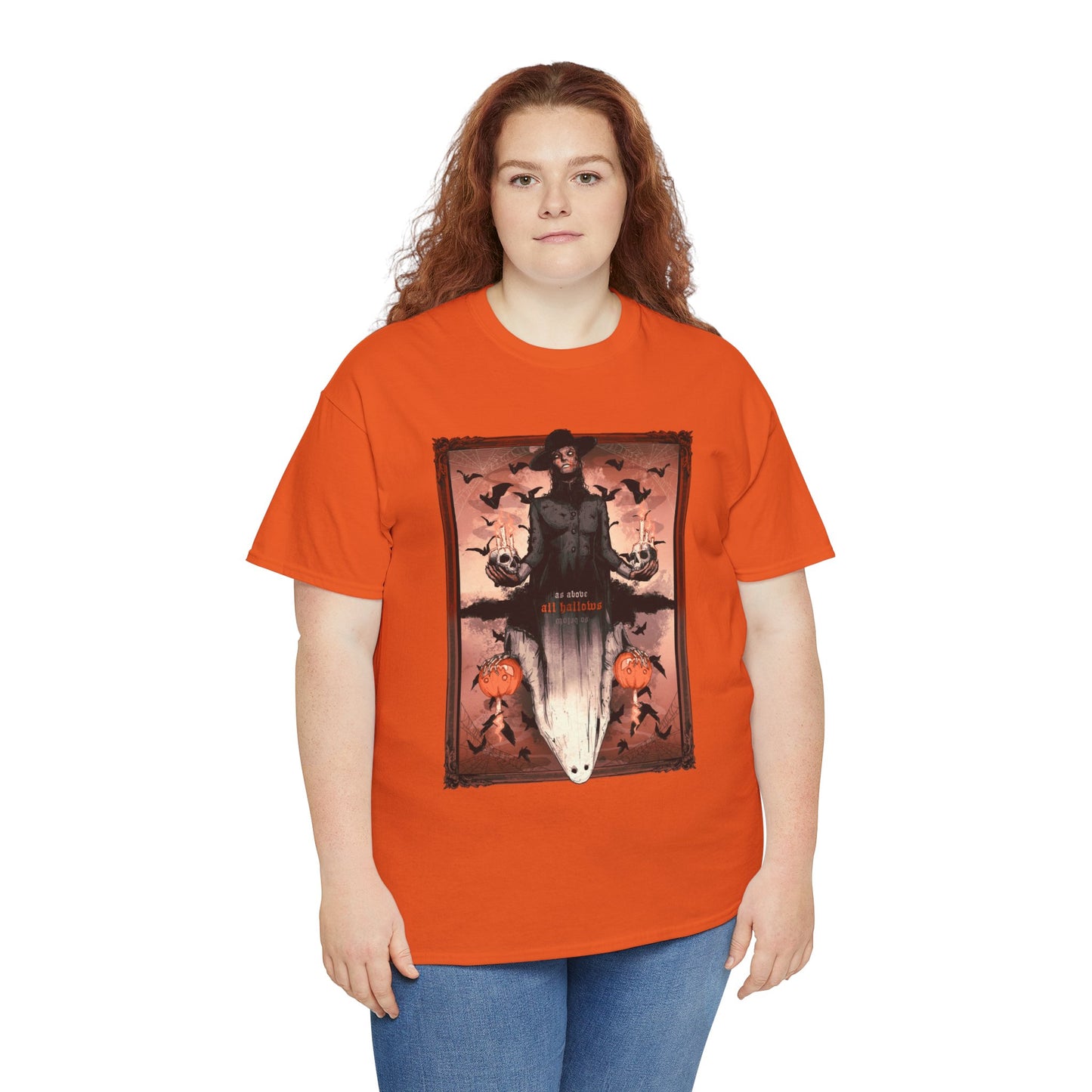 As Above So Below All Hallows Unisex Heavy Cotton Tee