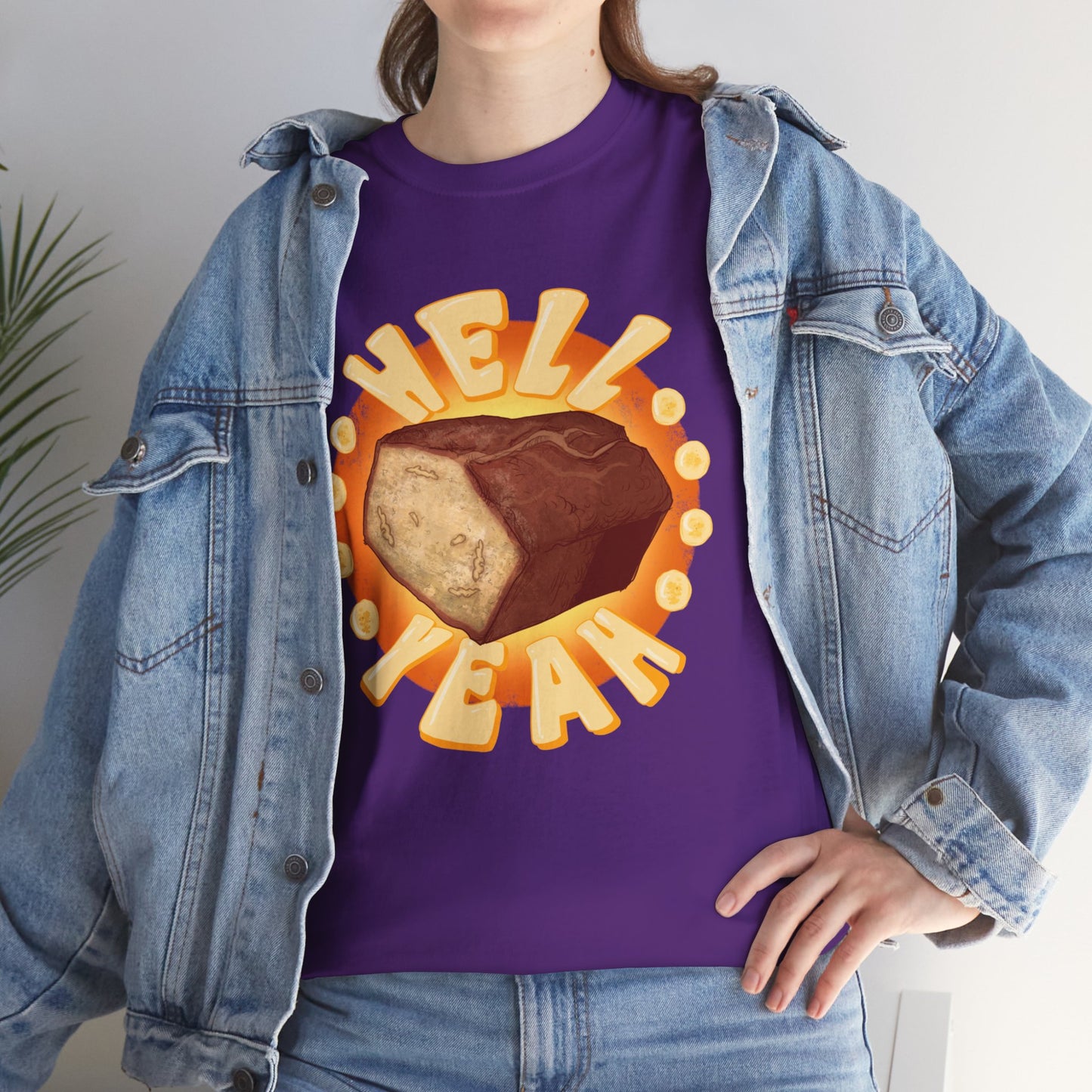 Banana Bread At Work Unisex Heavy Cotton Tee