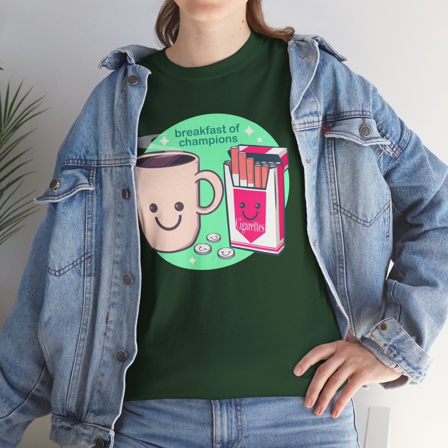 Breakfast of Champions Unisex Heavy Cotton Tee