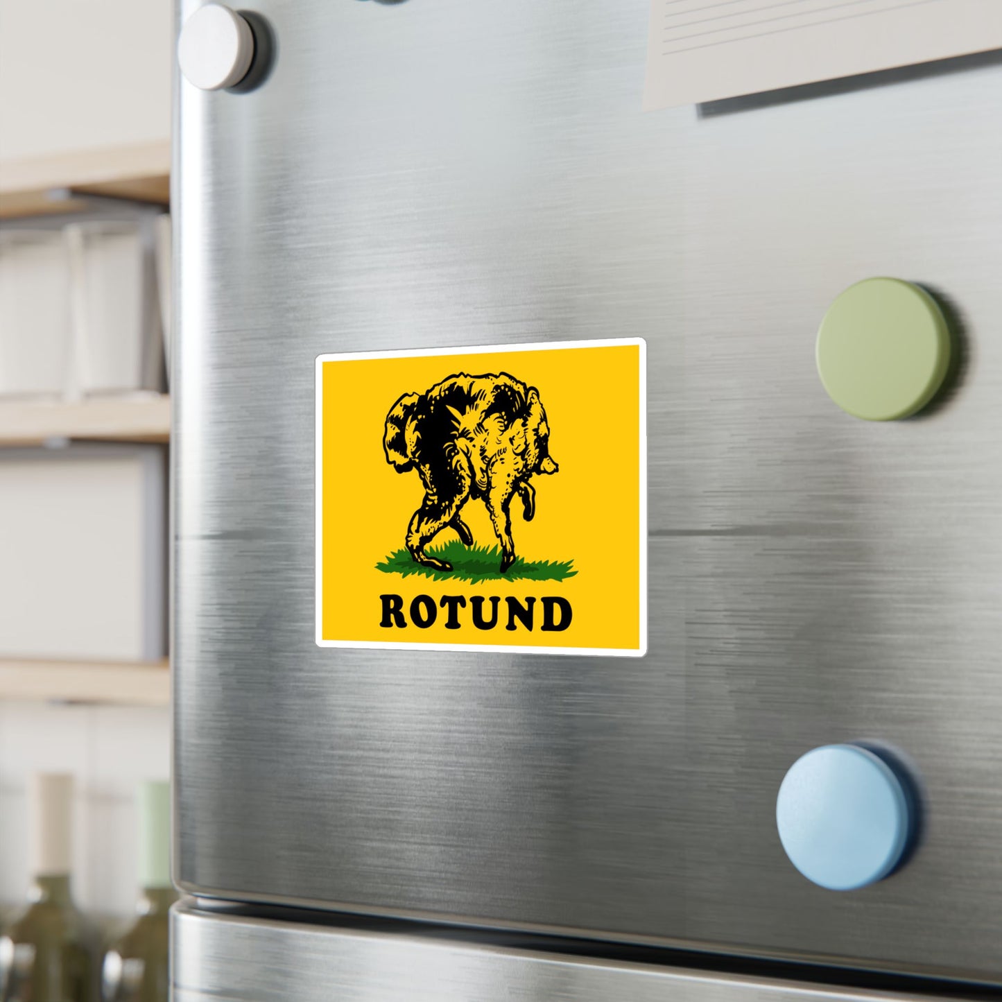 Rotund Jimothy Kiss-Cut Vinyl Decal