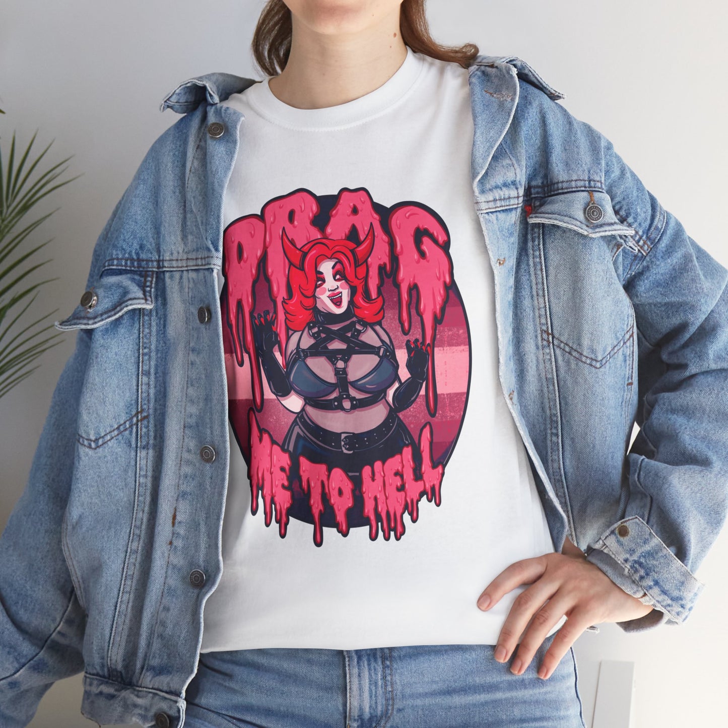 Drag Me To Hell Unisex Heavy Cotton Tee