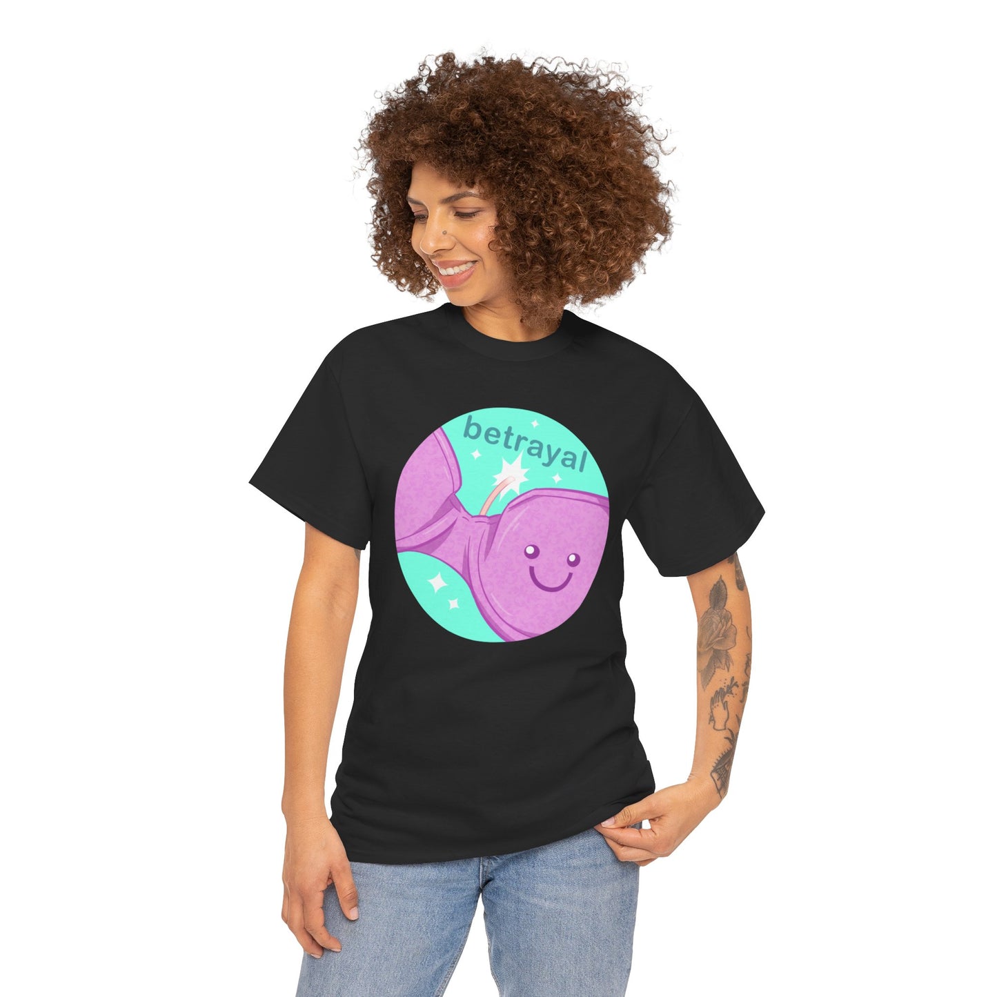 Bra Betrayal Unisex Heavy Cotton Tee