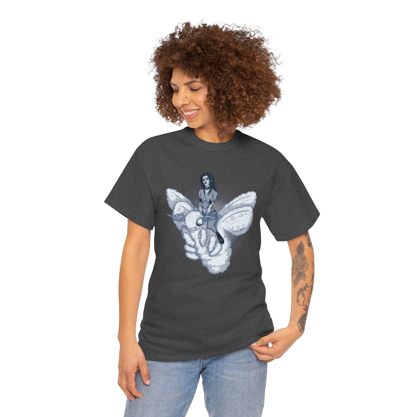 Goth On A Moth Unisex Heavy Cotton Tee