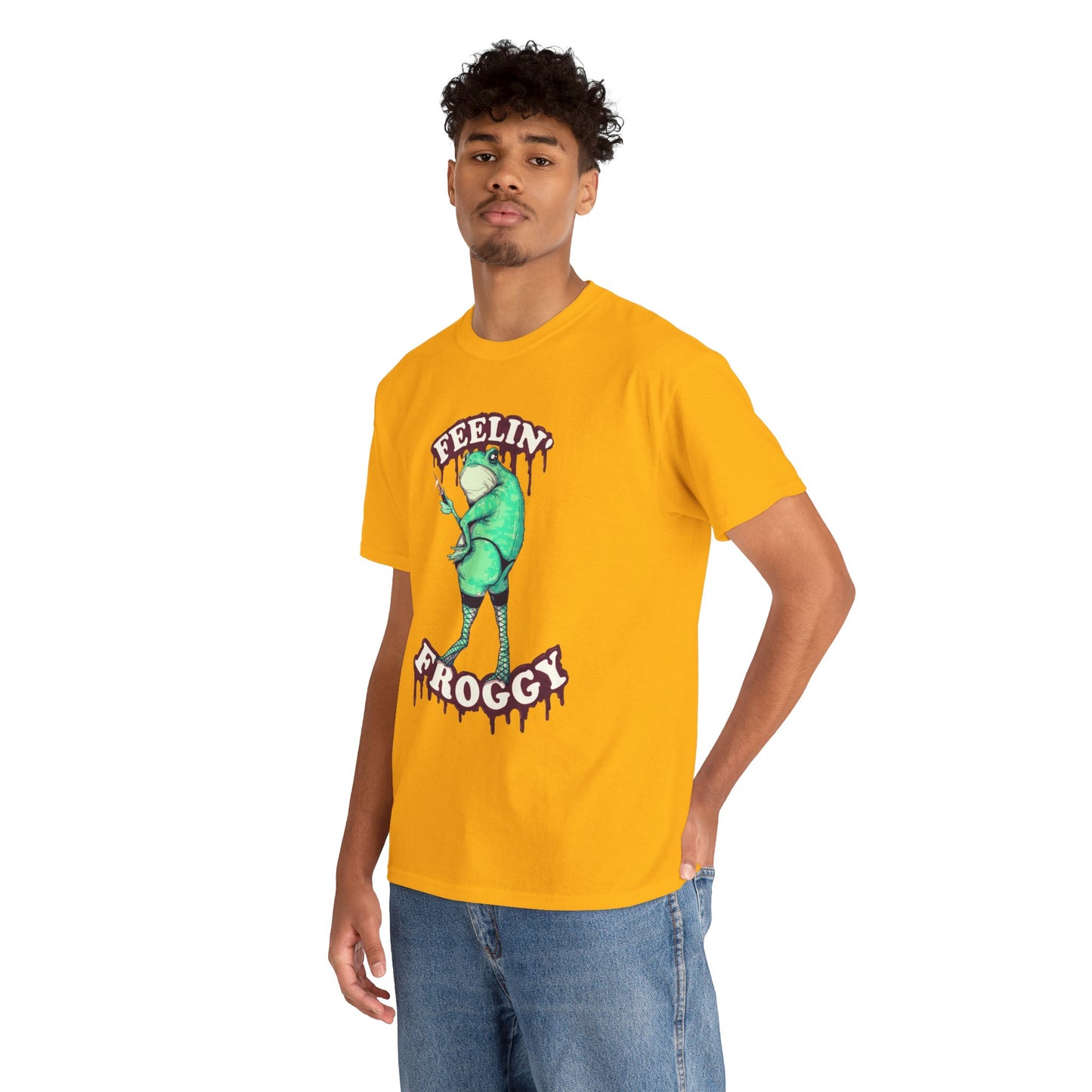 Feelin Froggy Unisex Heavy Cotton Tee