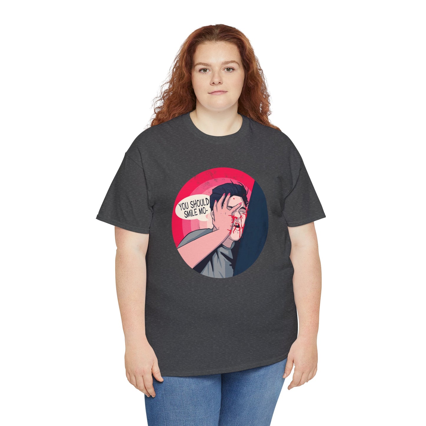 Smile Unisex Heavy Cotton Tee