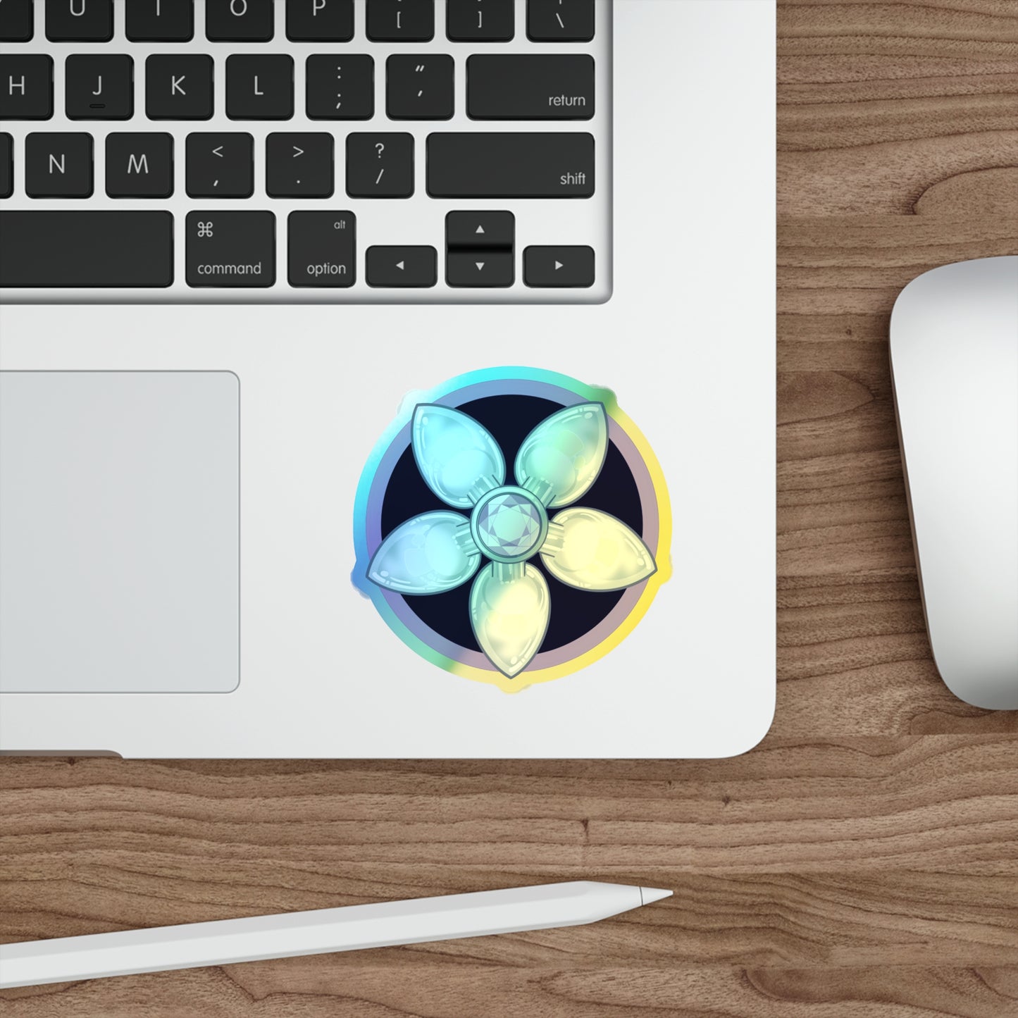 Butt Plug Pentagram Holographic Die-cut Stickers